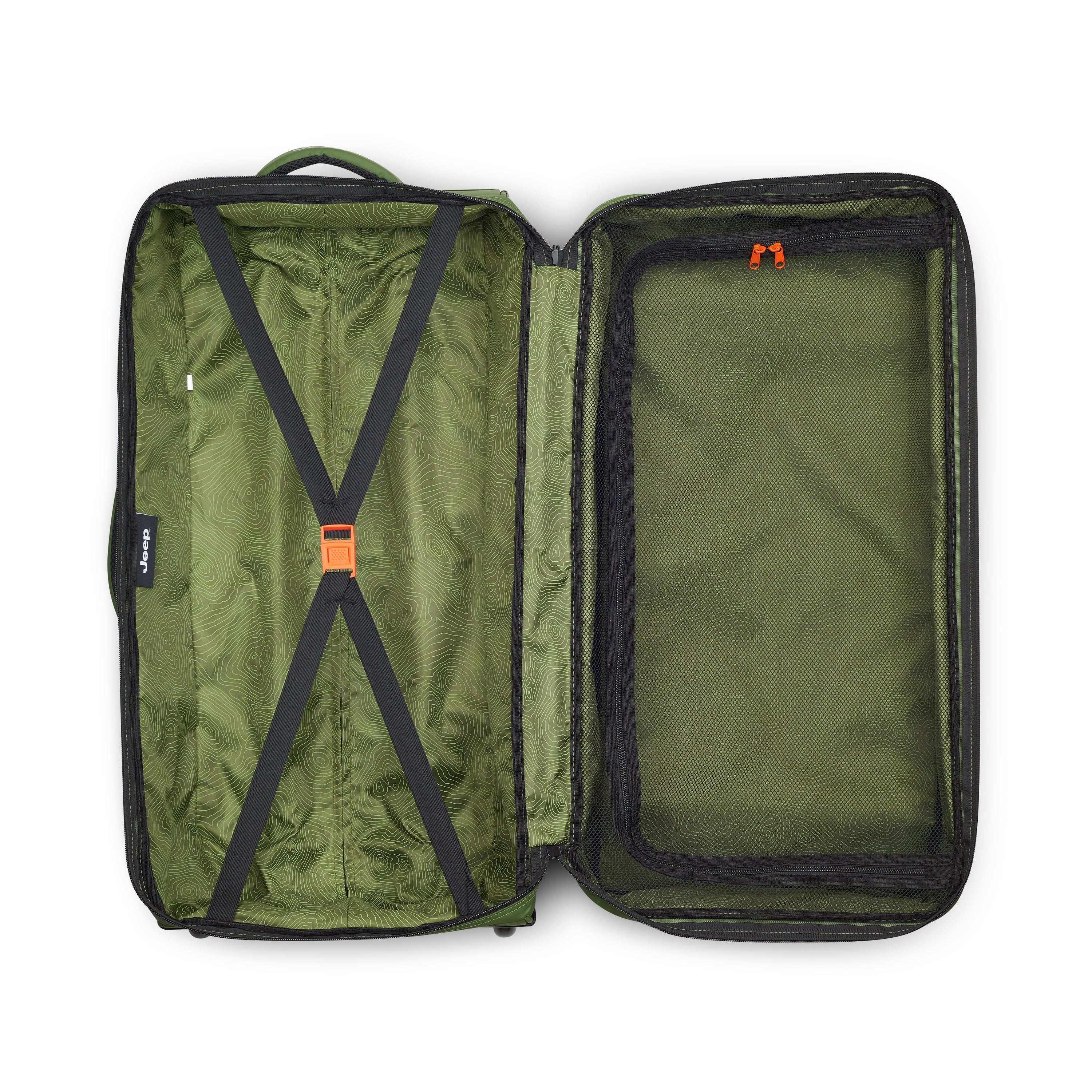 JS006B| Sac de Voyage Trolley Soute 36.5 CM VERT ORME