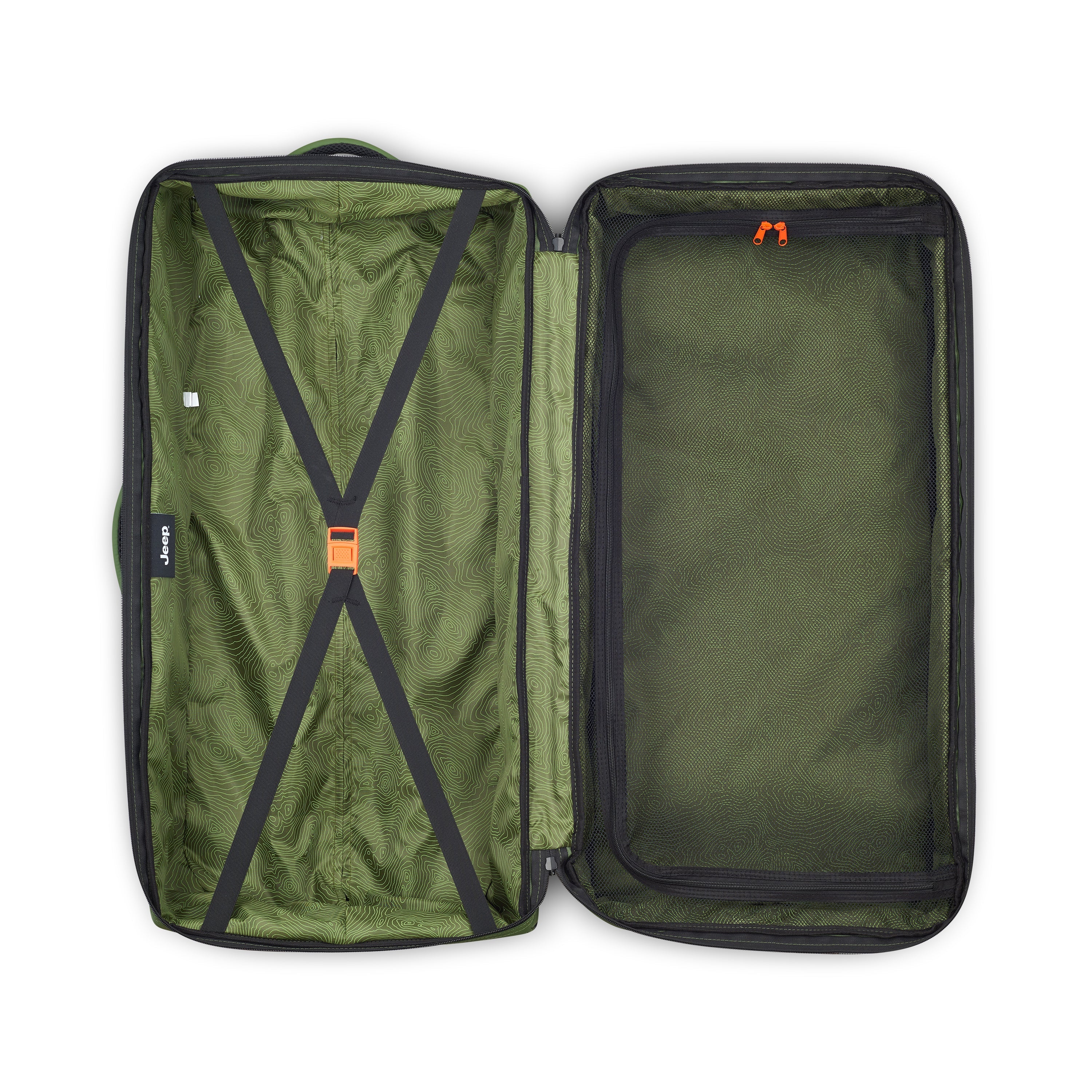 JS006B| Sac de Voyage Trolley Soute 41.5 CM VERT ORME