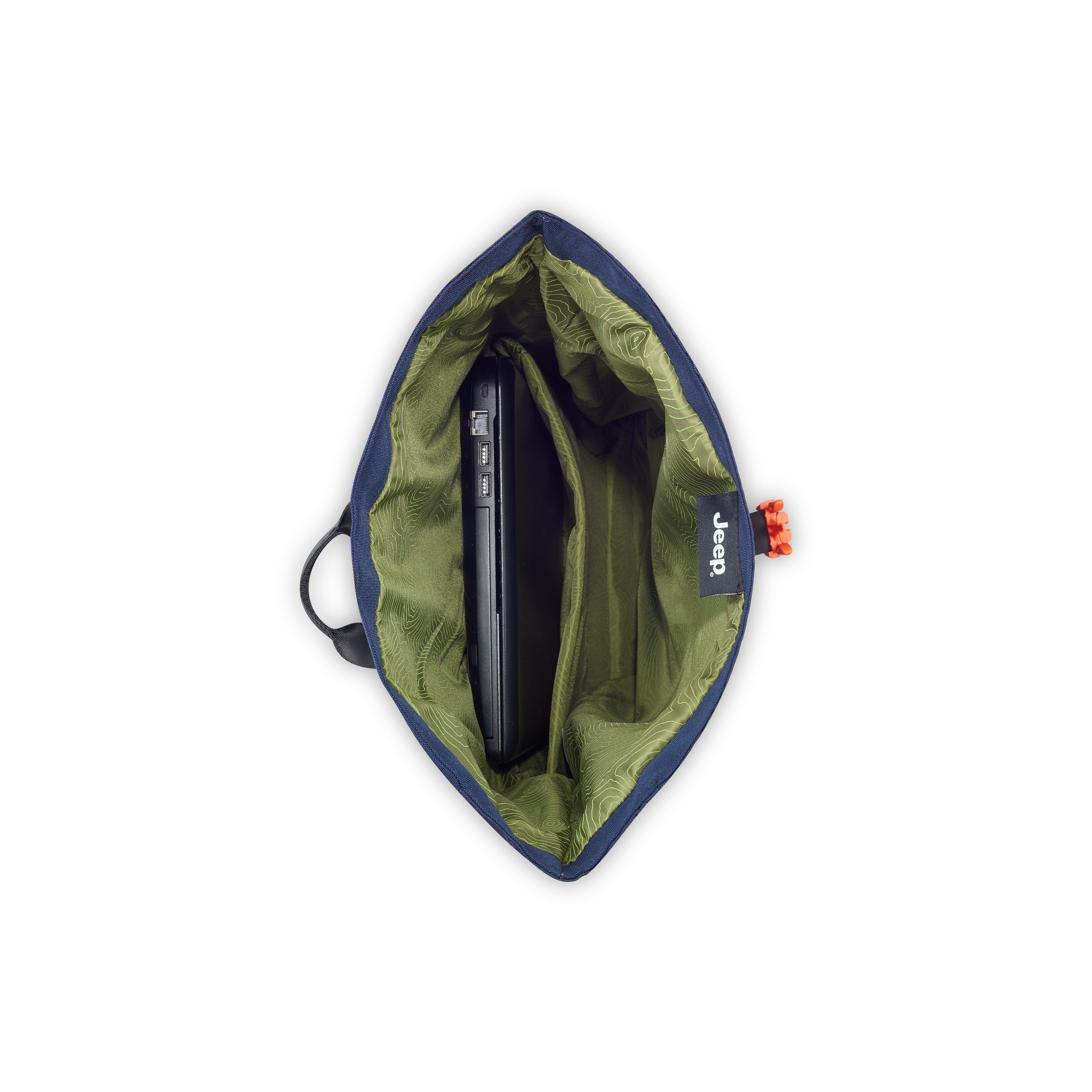 JS016D| Roll-Top Backpack 22.91L NAVY