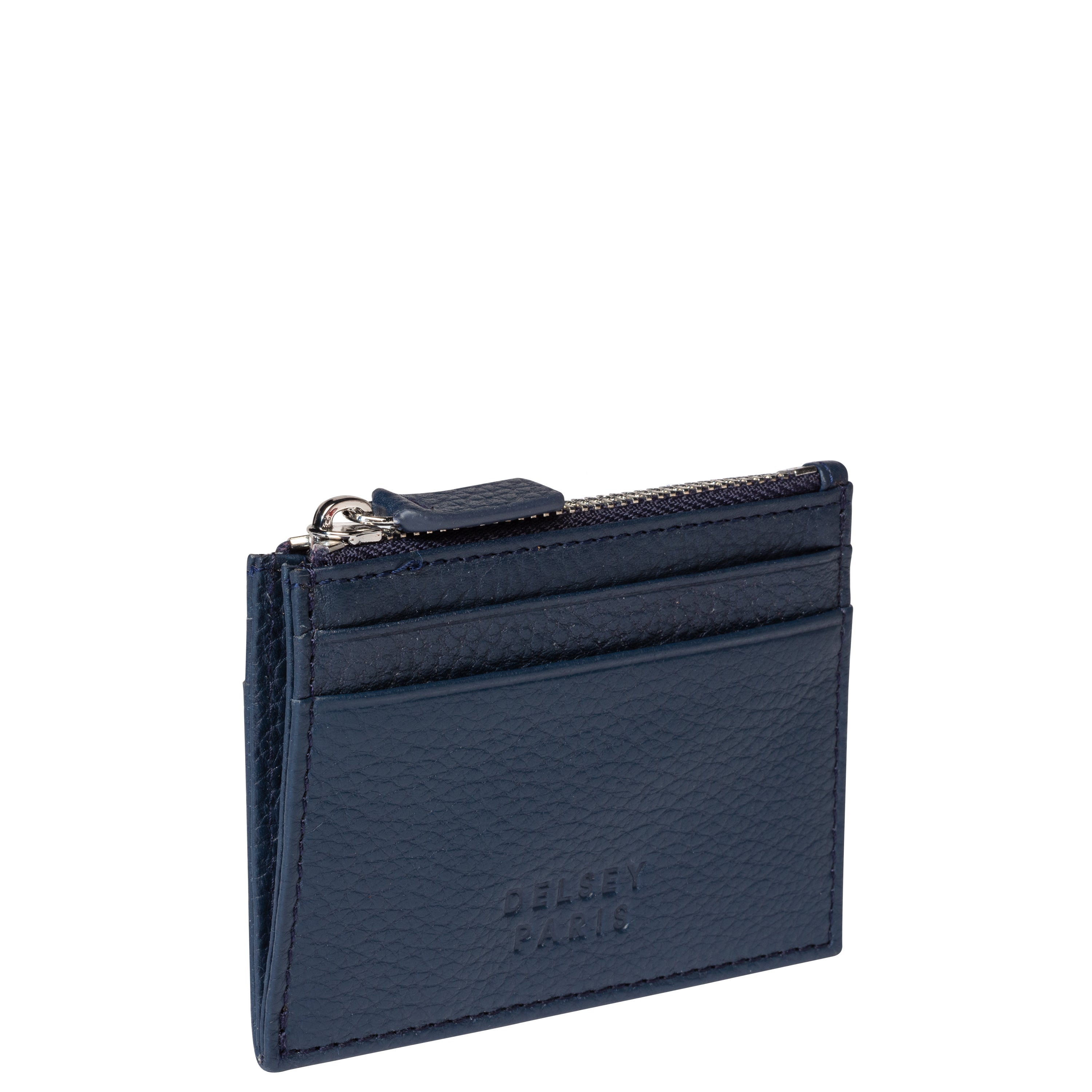 LE CUIR GRAINE| Card Holder NAVY