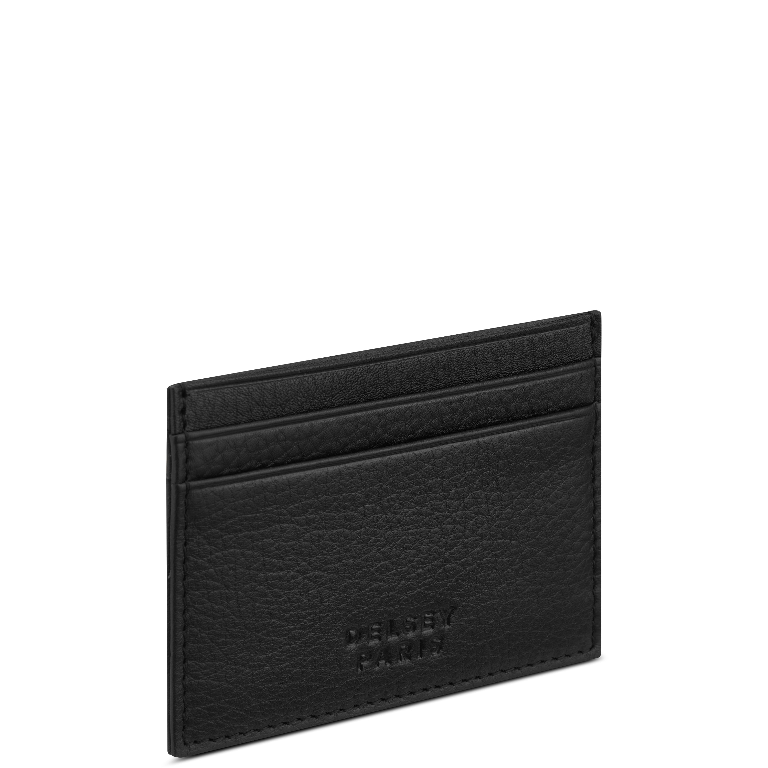 LE CUIR GRAINE| Card Holder BLACK