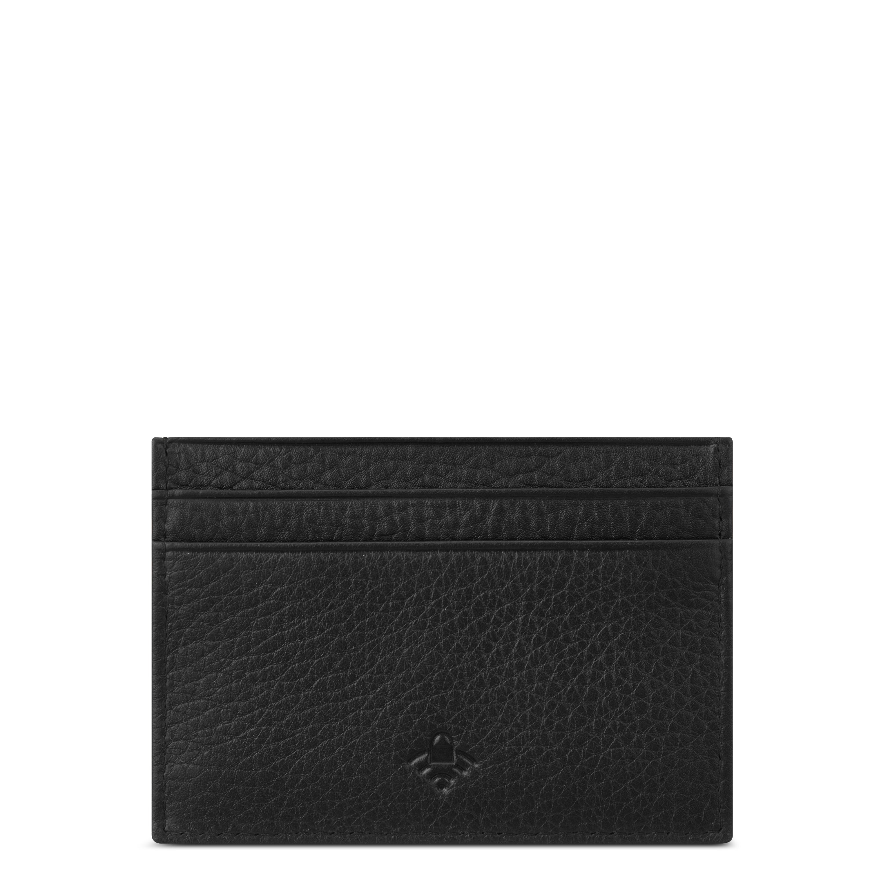 LE CUIR GRAINE| Card Holder BLACK