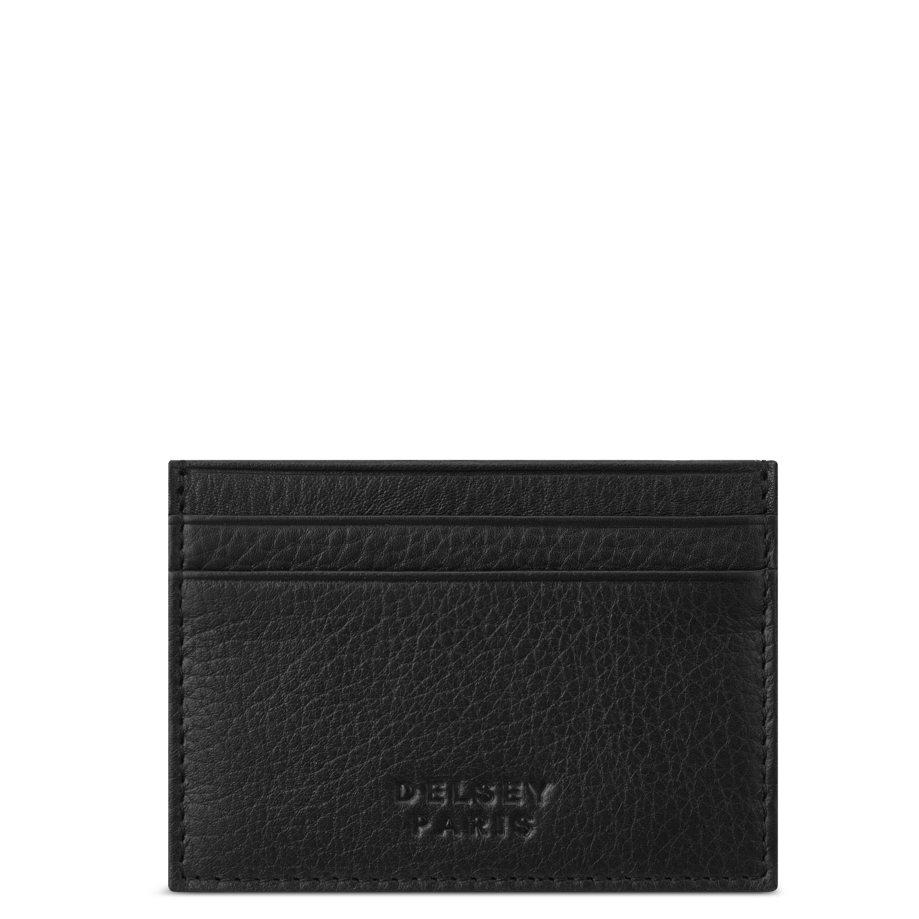 LE CUIR GRAINE| Card Holder BLACK