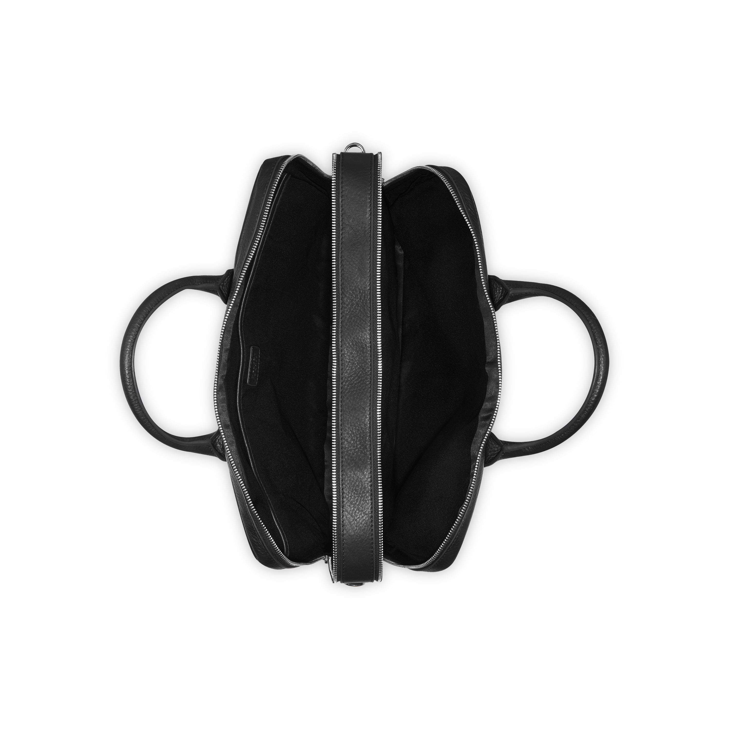 LE CUIR GRAINE| Briefcase BLACK