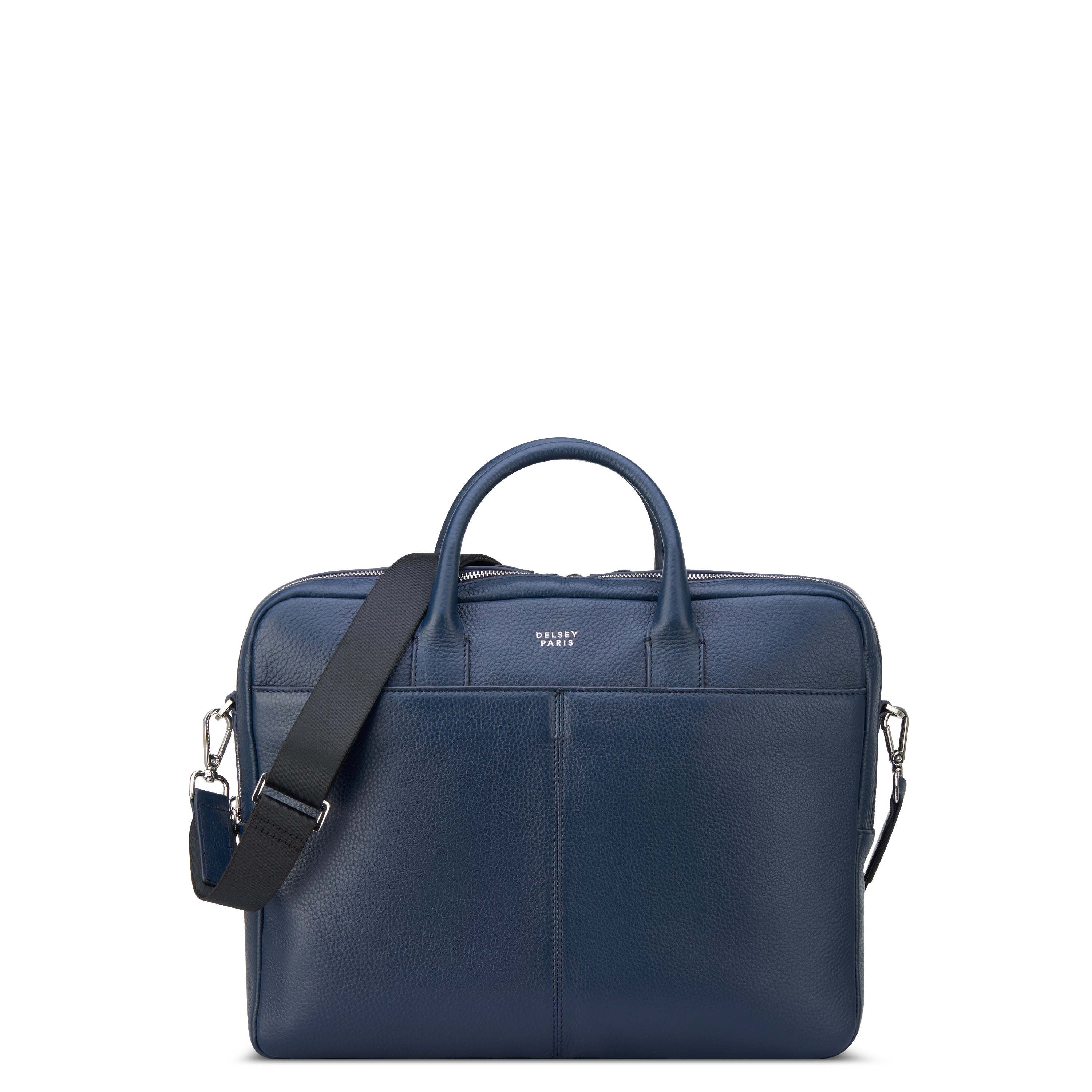 LE CUIR GRAINE| Porte-Documents BLEU MARINE