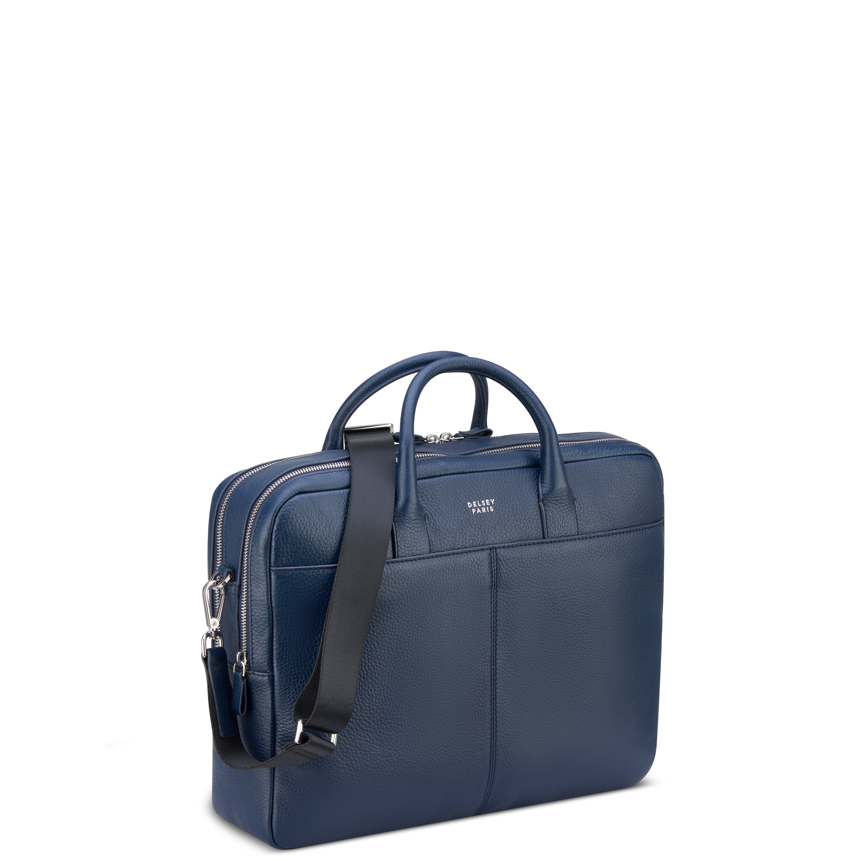 LE CUIR GRAINE| Porte-Documents BLEU MARINE