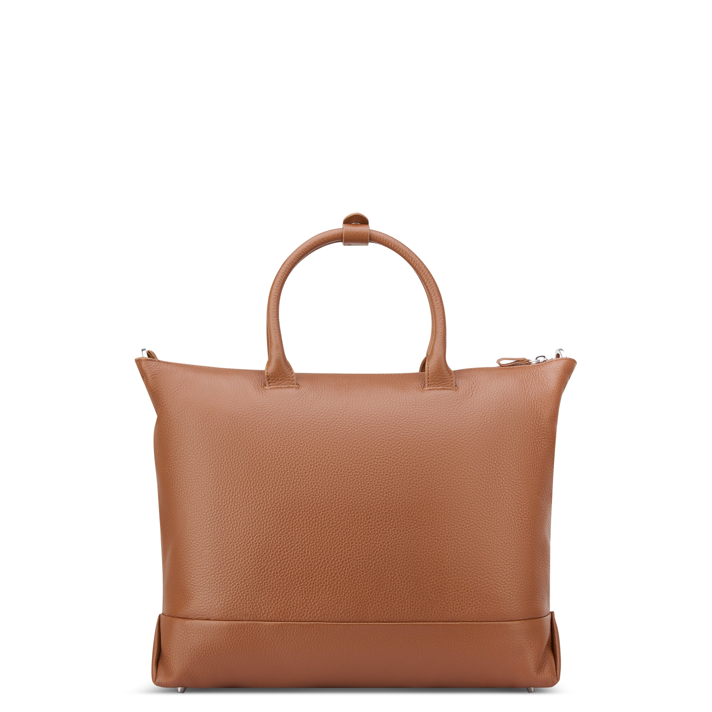 LE CUIR GRAINE| Tote Bag 34 CM COGNAC