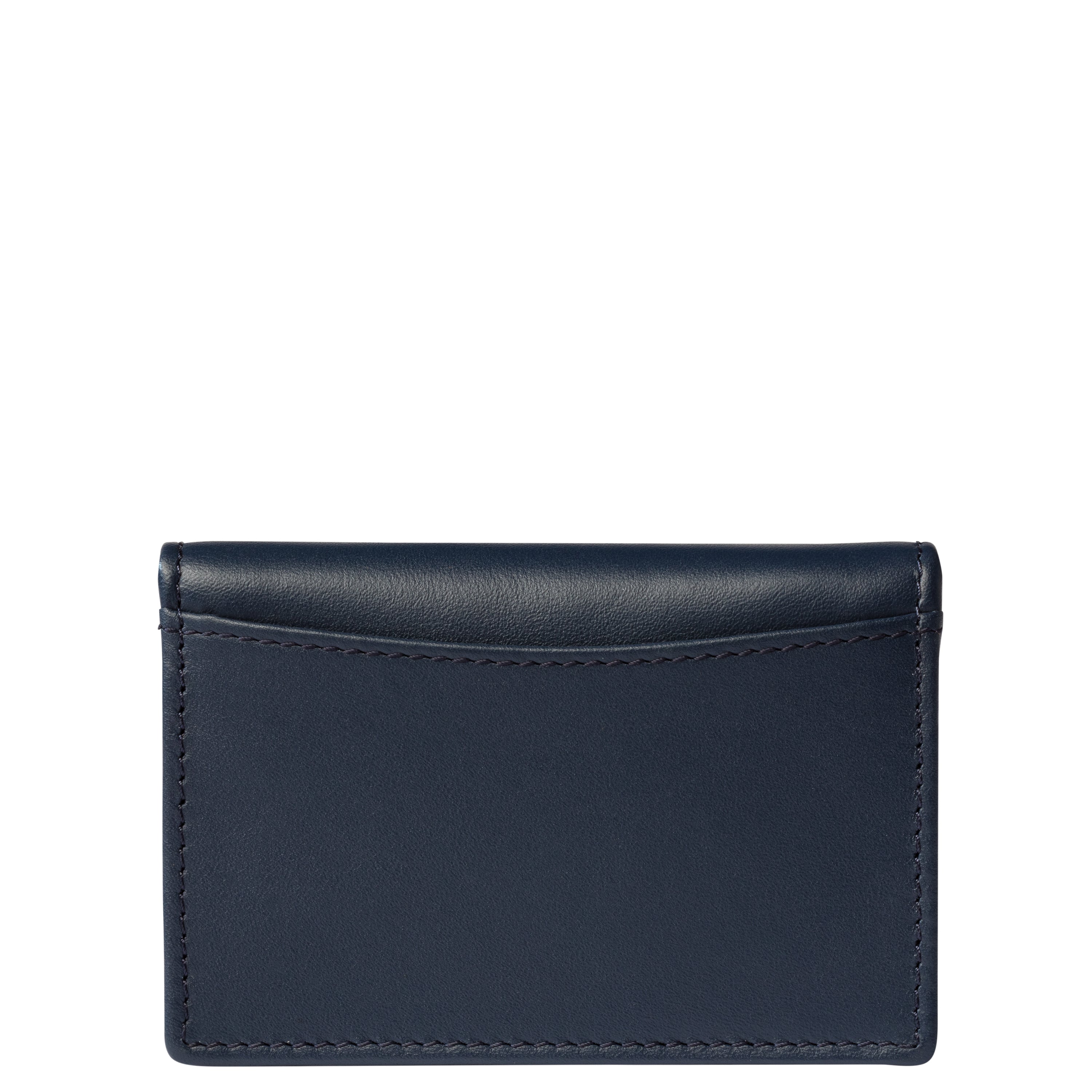 LE CUIR LISSE| Porte-Monnaie BLEU MARINE