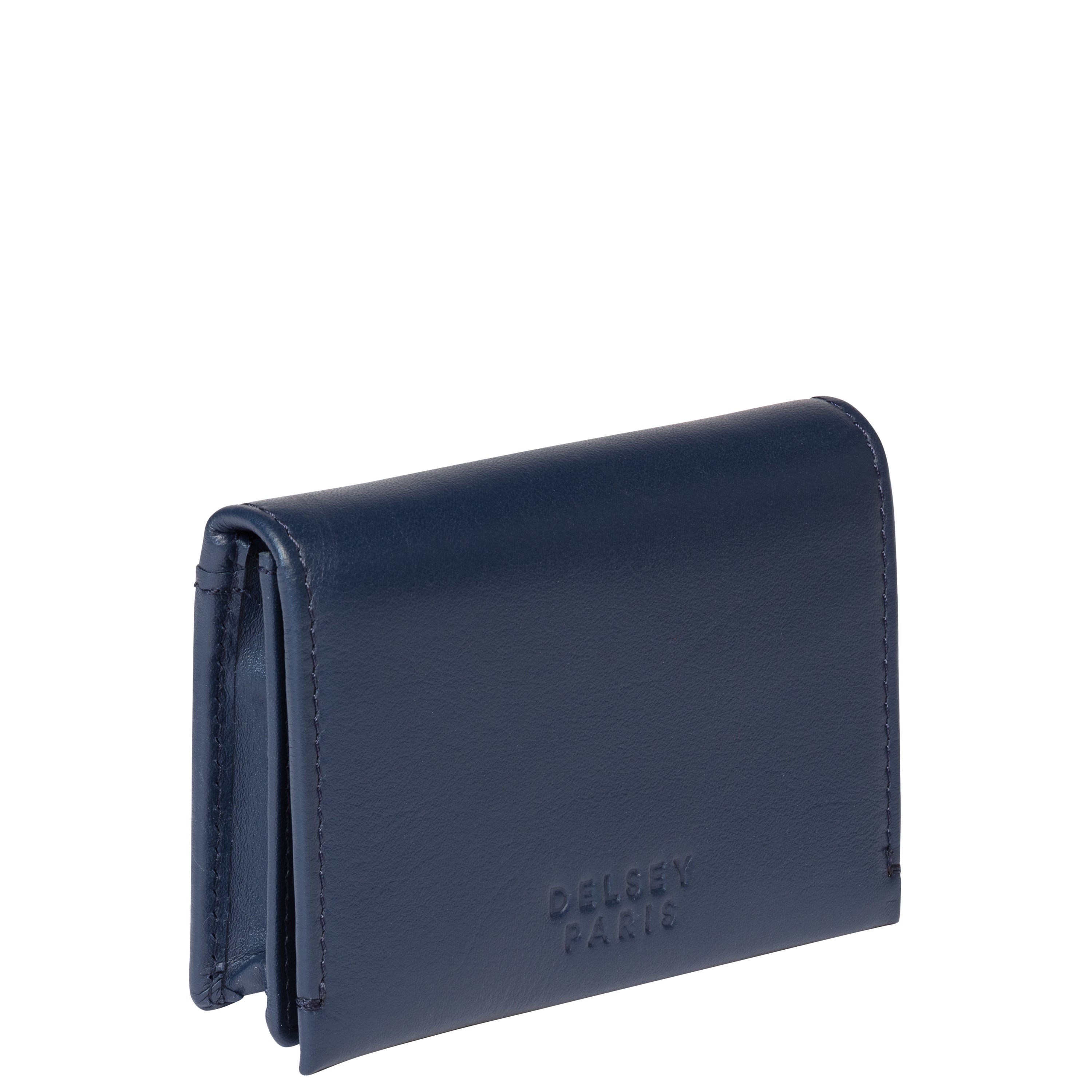 LE CUIR LISSE| Porte-Monnaie BLEU MARINE