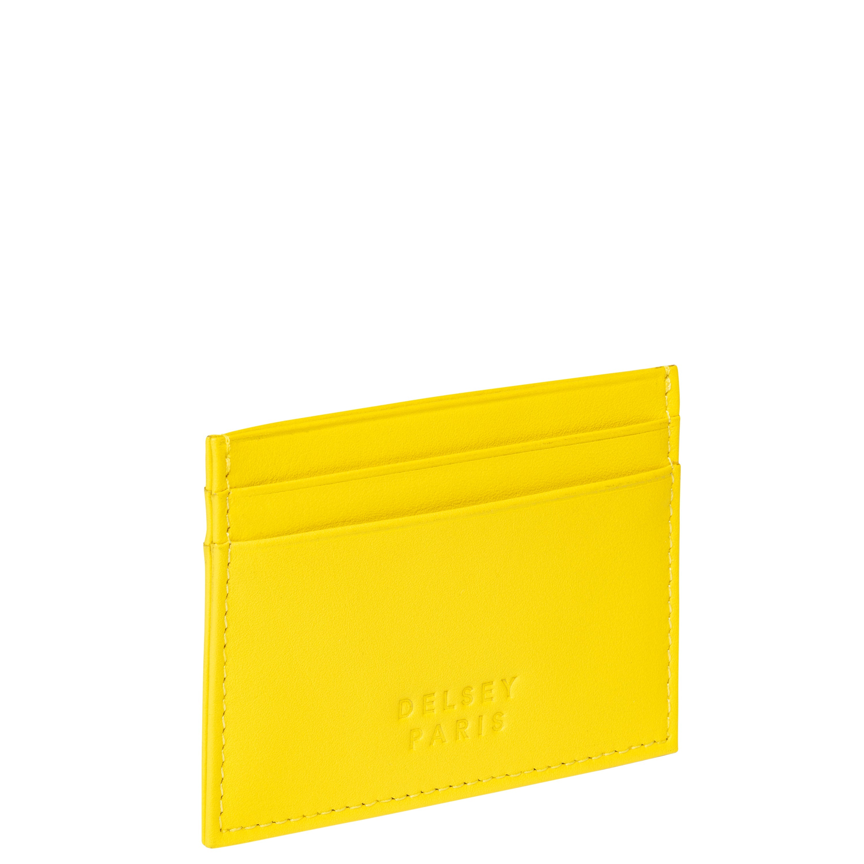 LE CUIR LISSE| Tarjetero AMARILLO