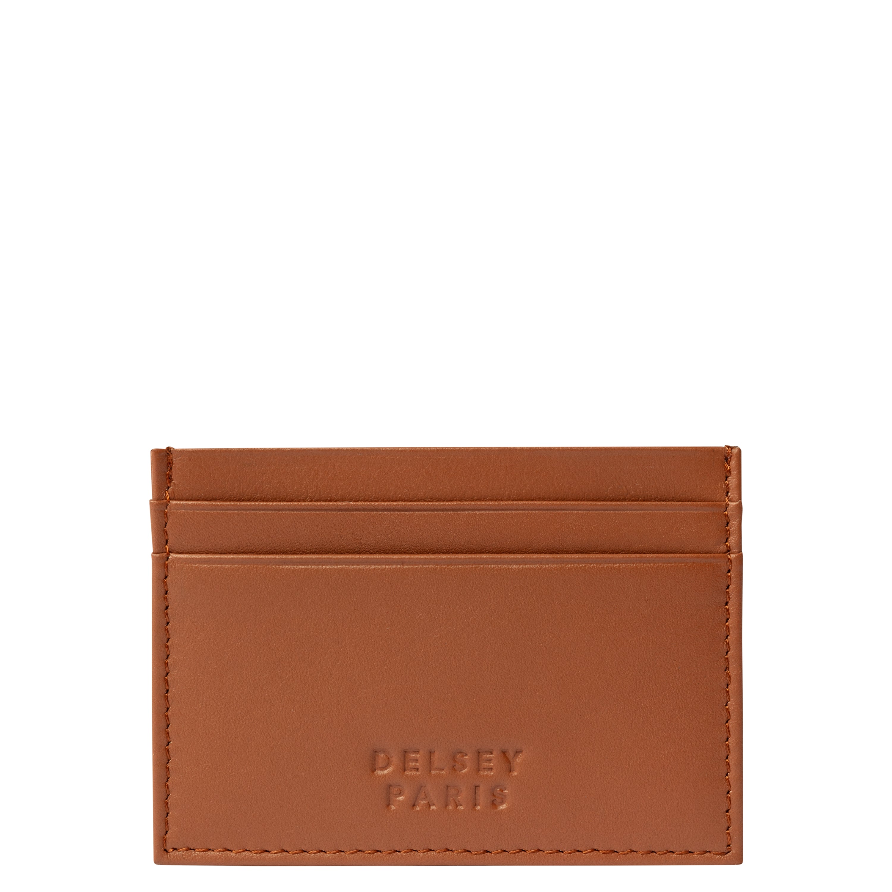 LE CUIR LISSE| Porta Carte COGNAC
