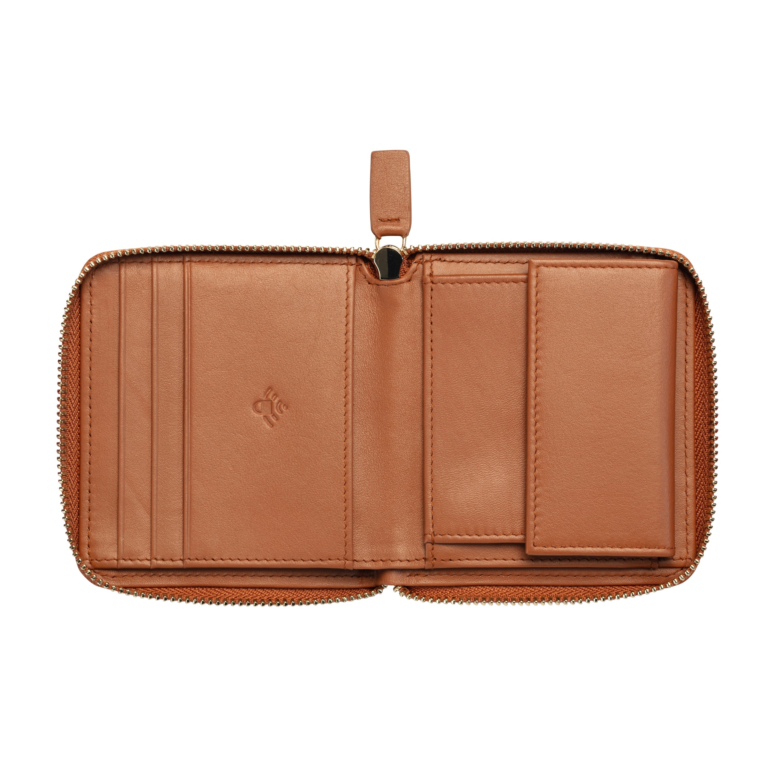 LE CUIR LISSE| Geldbeutel COGNAC