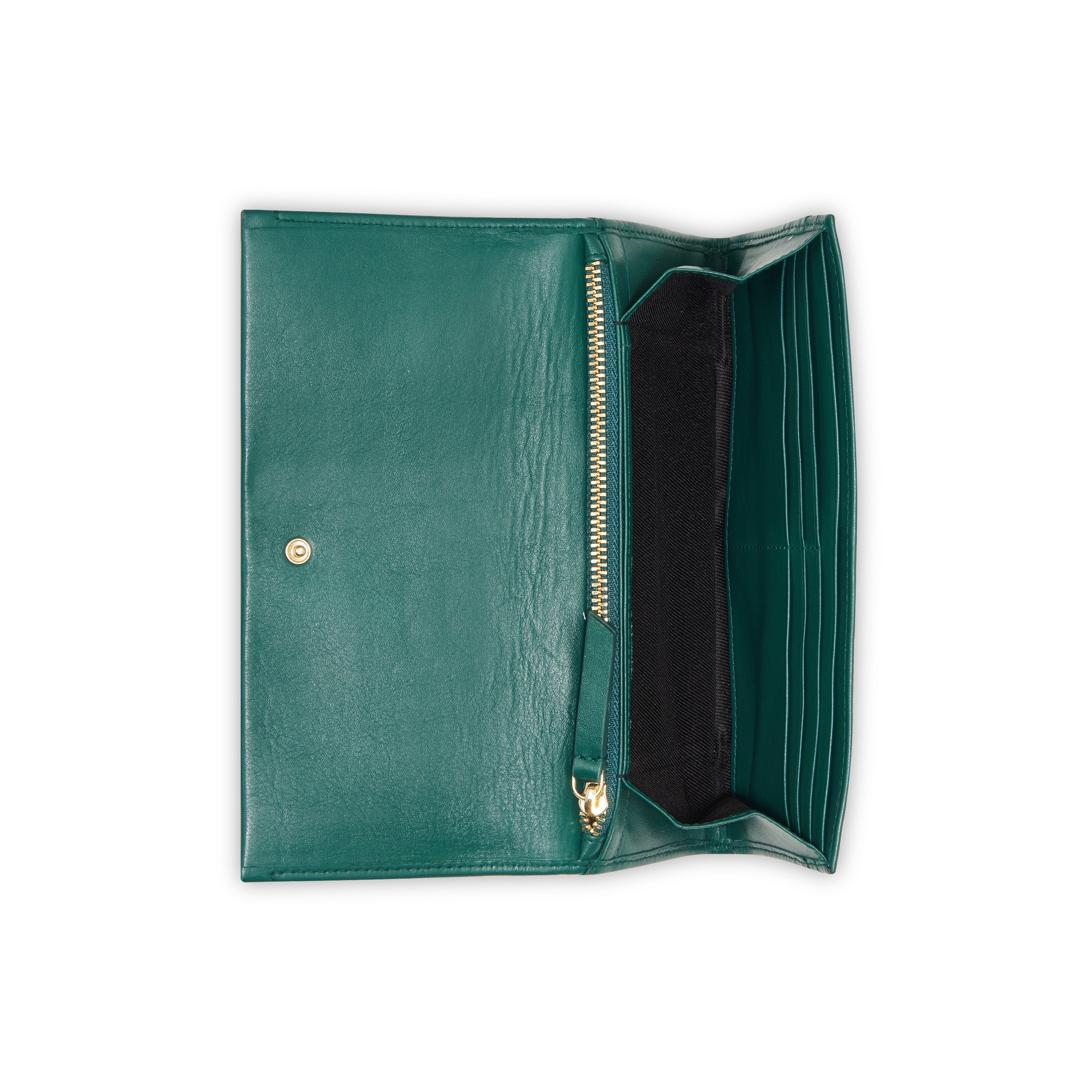 LE CUIR LISSE| Billetera VERDE