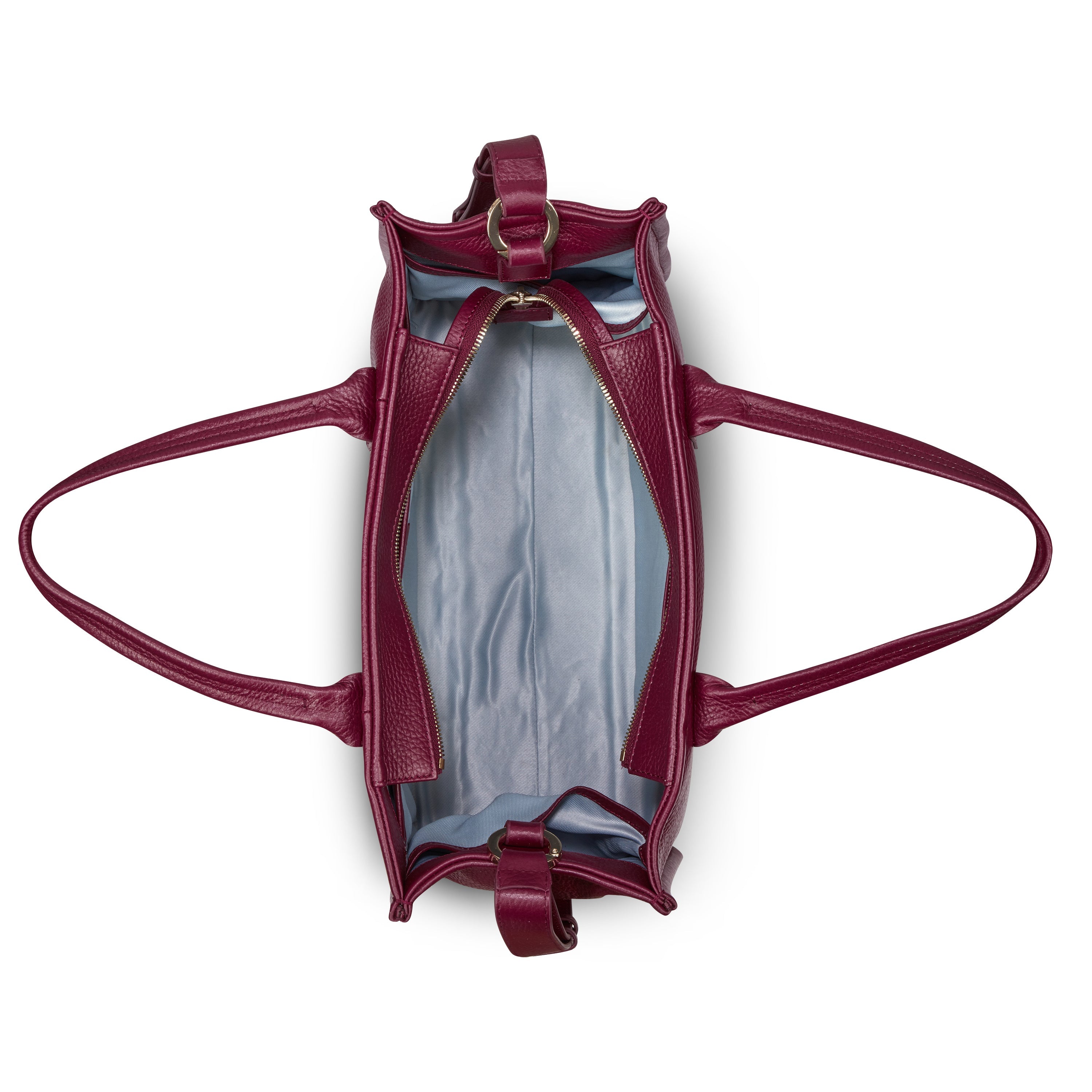 LE CUIR GRAINE| Hand Bag BURGUNDY