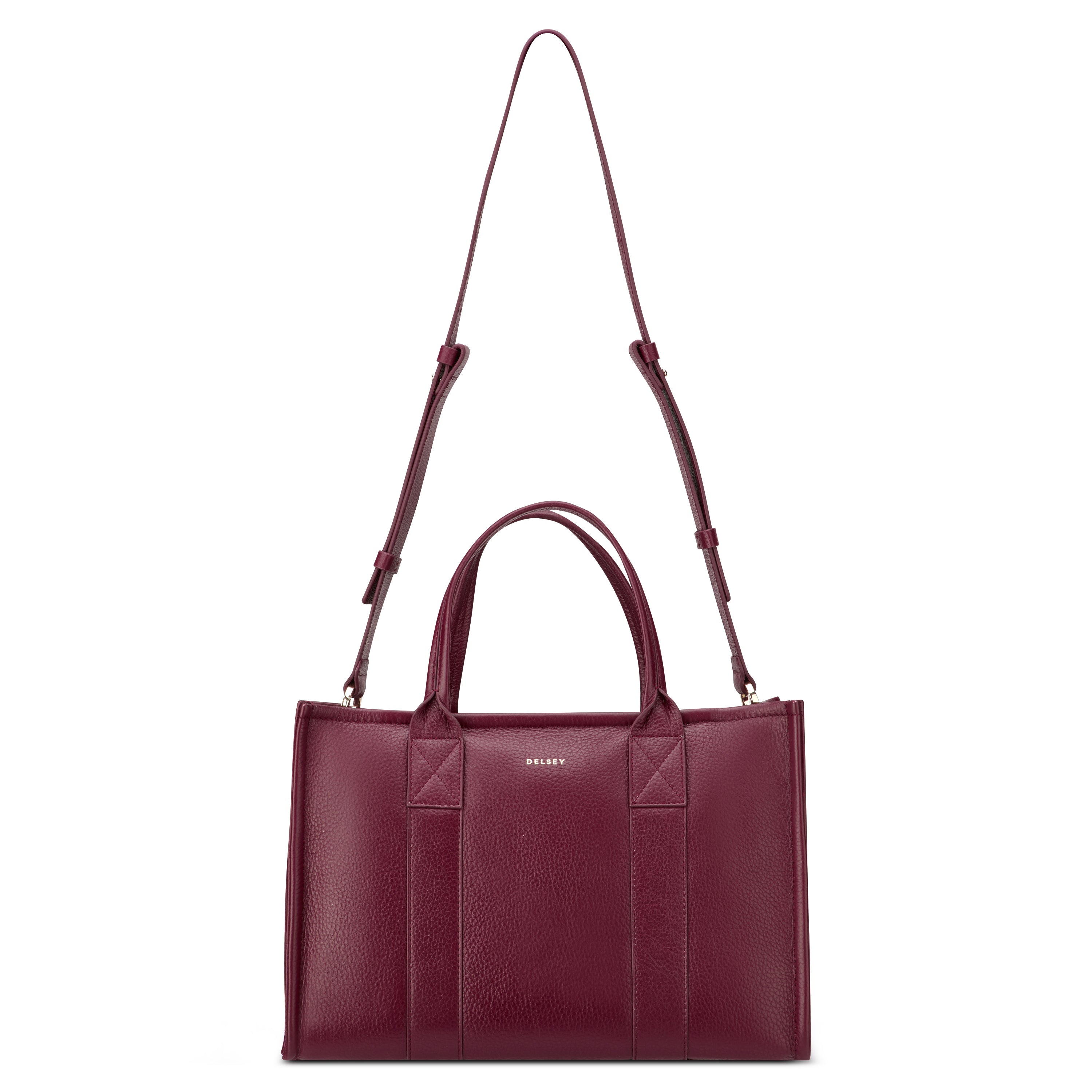 LE CUIR GRAINE| Hand Bag BURGUNDY
