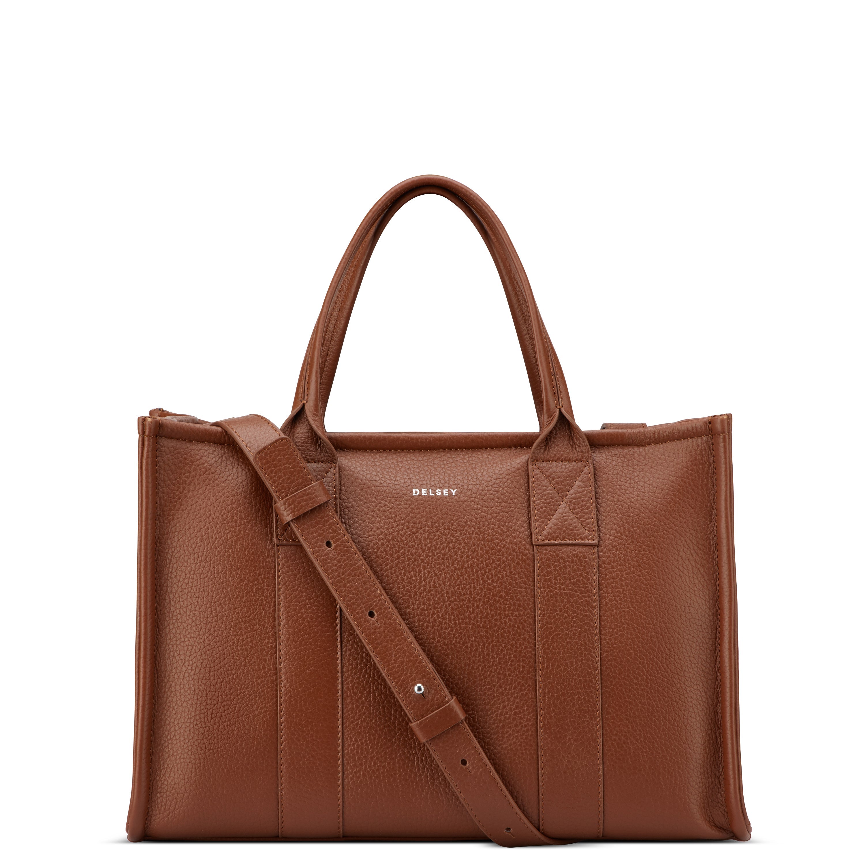 LE CUIR GRAINE| Hand Bag COGNAC