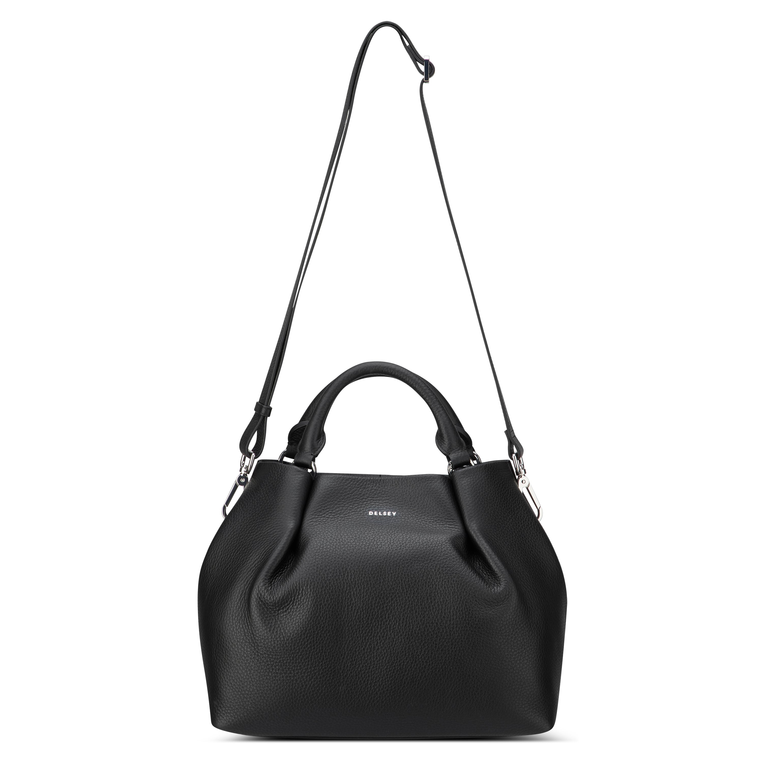 LE CUIR GRAINE| Hand Bag BLACK