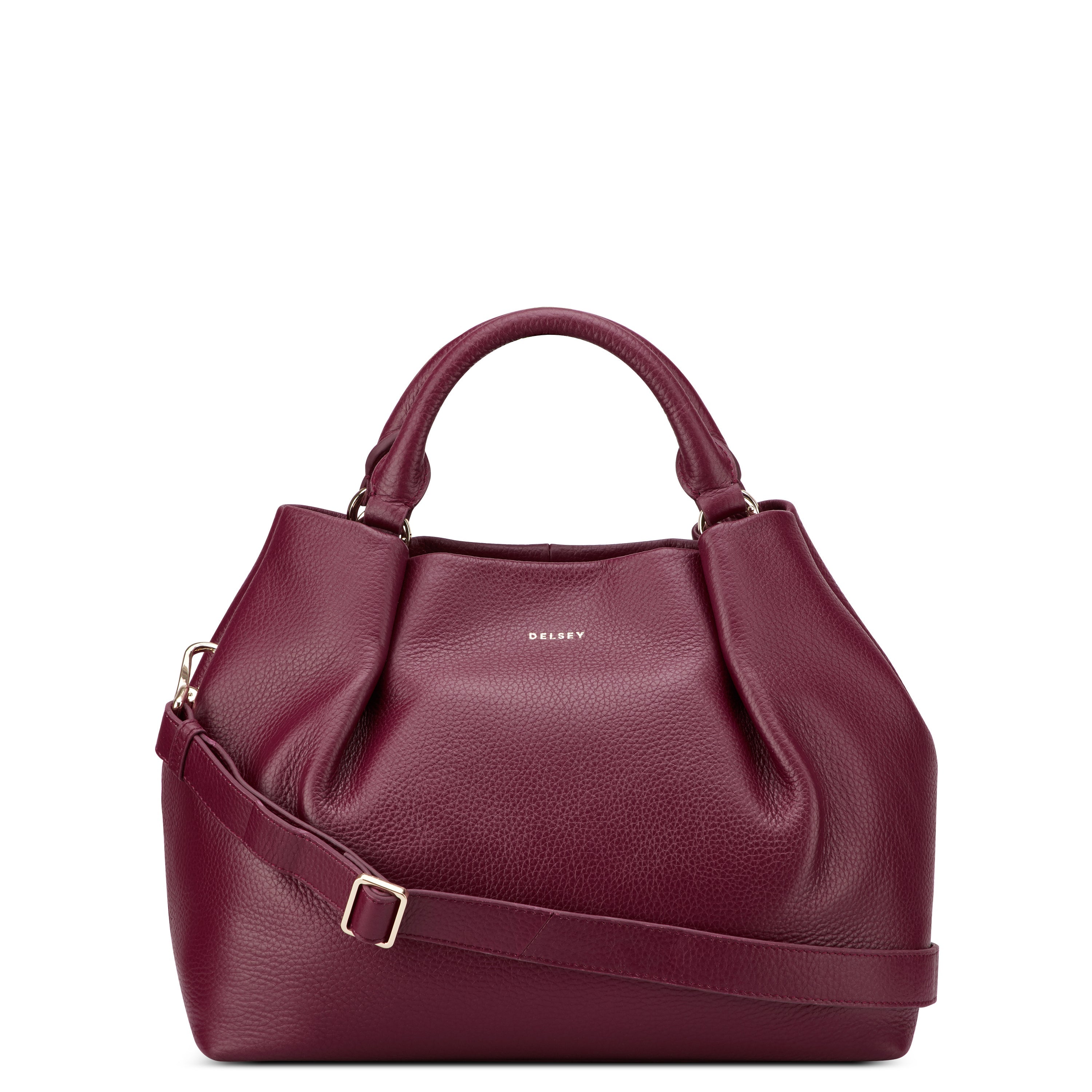 LE CUIR GRAINE| Hand Bag BURGUNDY