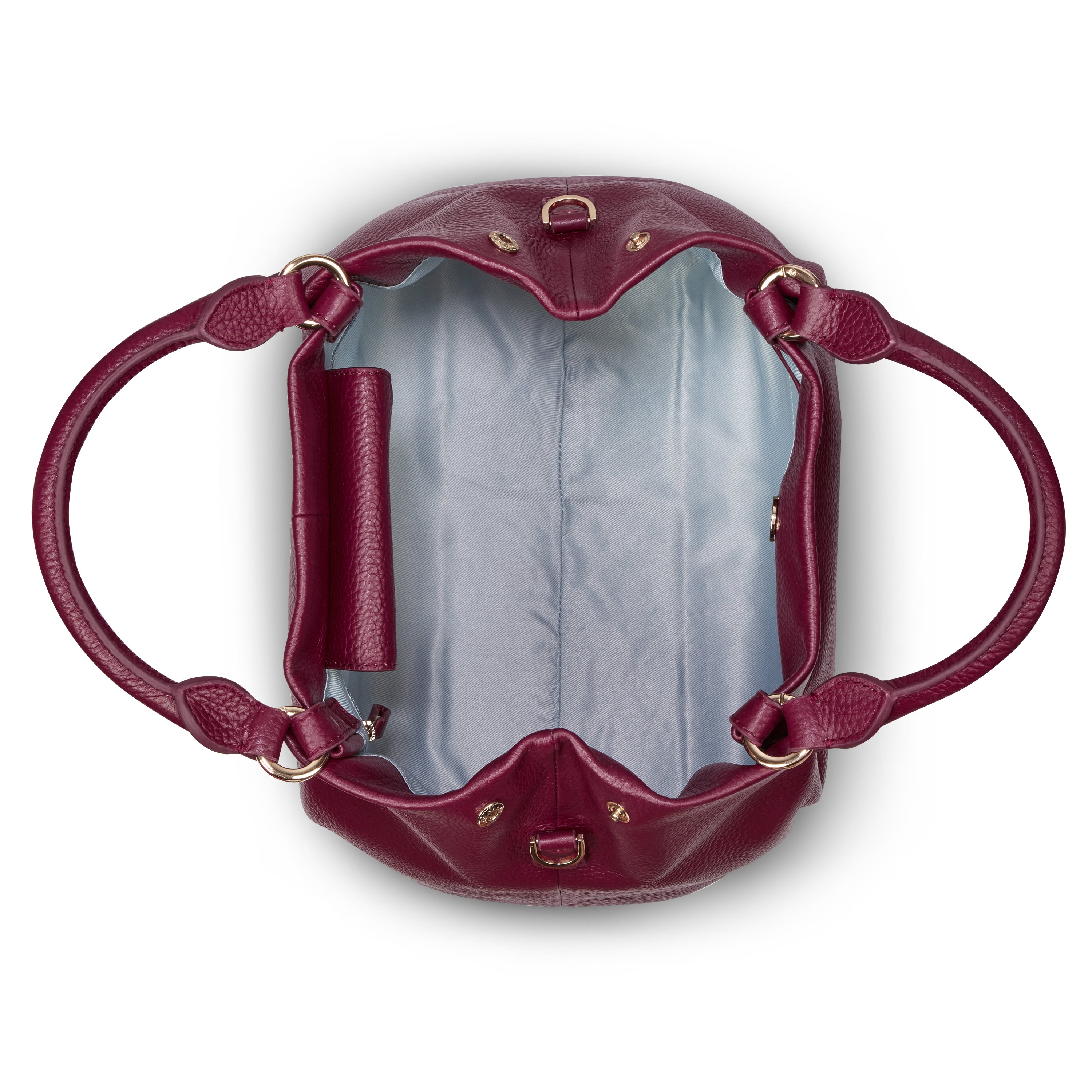 LE CUIR GRAINE| Hand Bag BURGUNDY