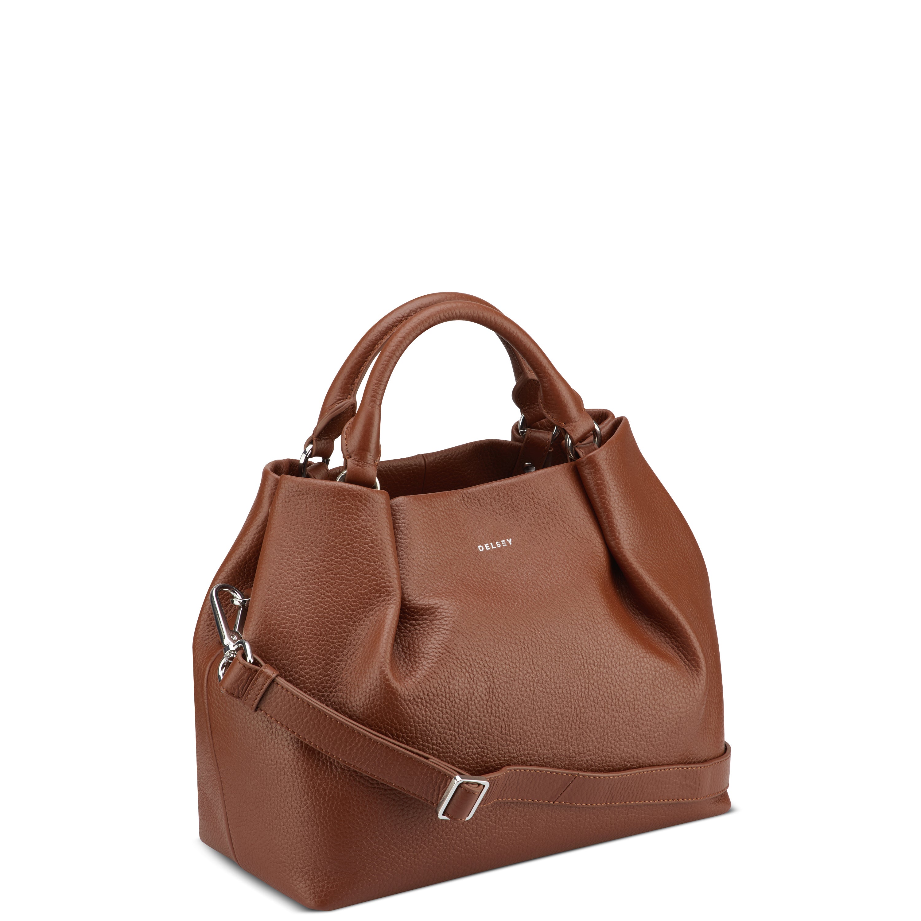 LE CUIR GRAINE| Hand Bag COGNAC