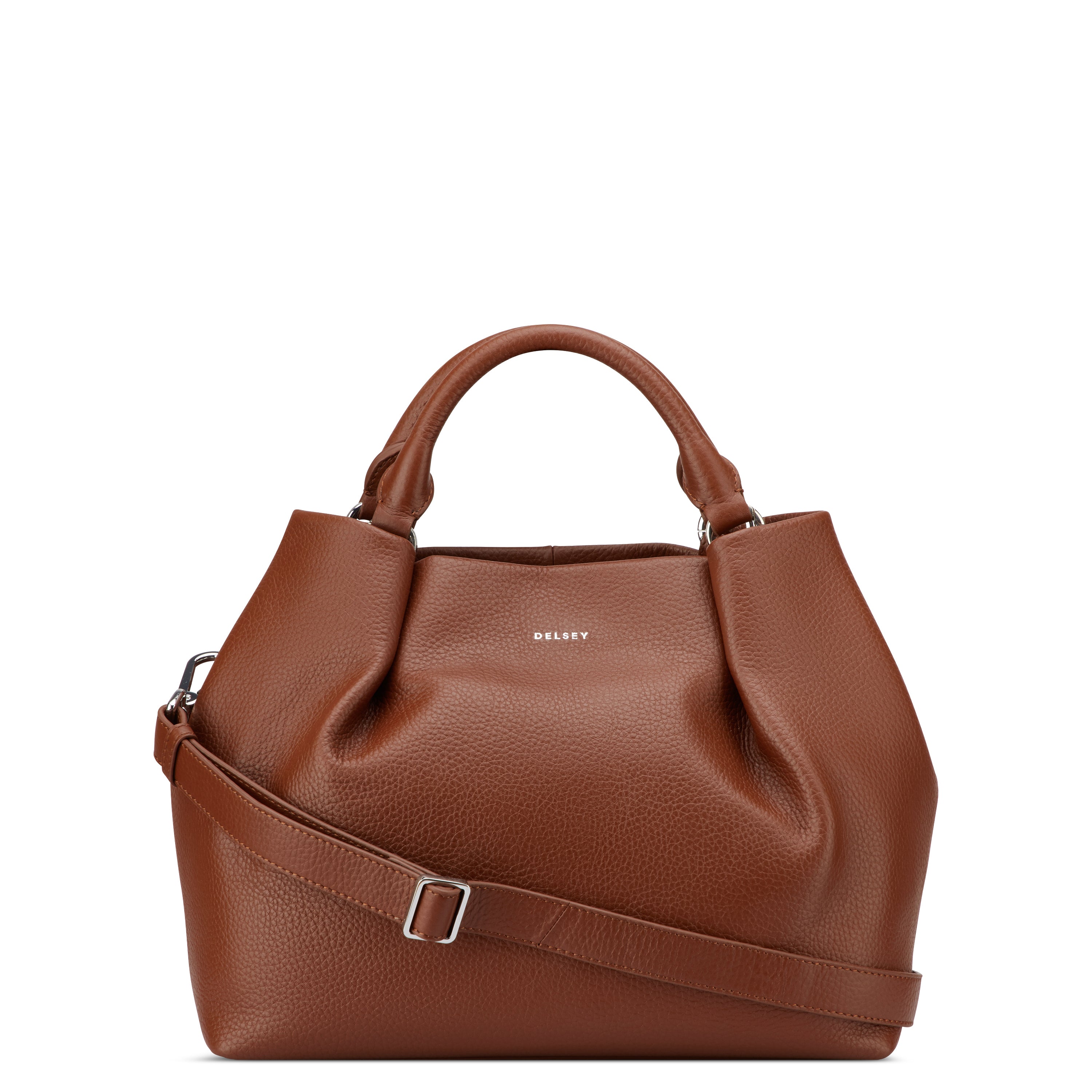 LE CUIR GRAINE| Hand Bag COGNAC