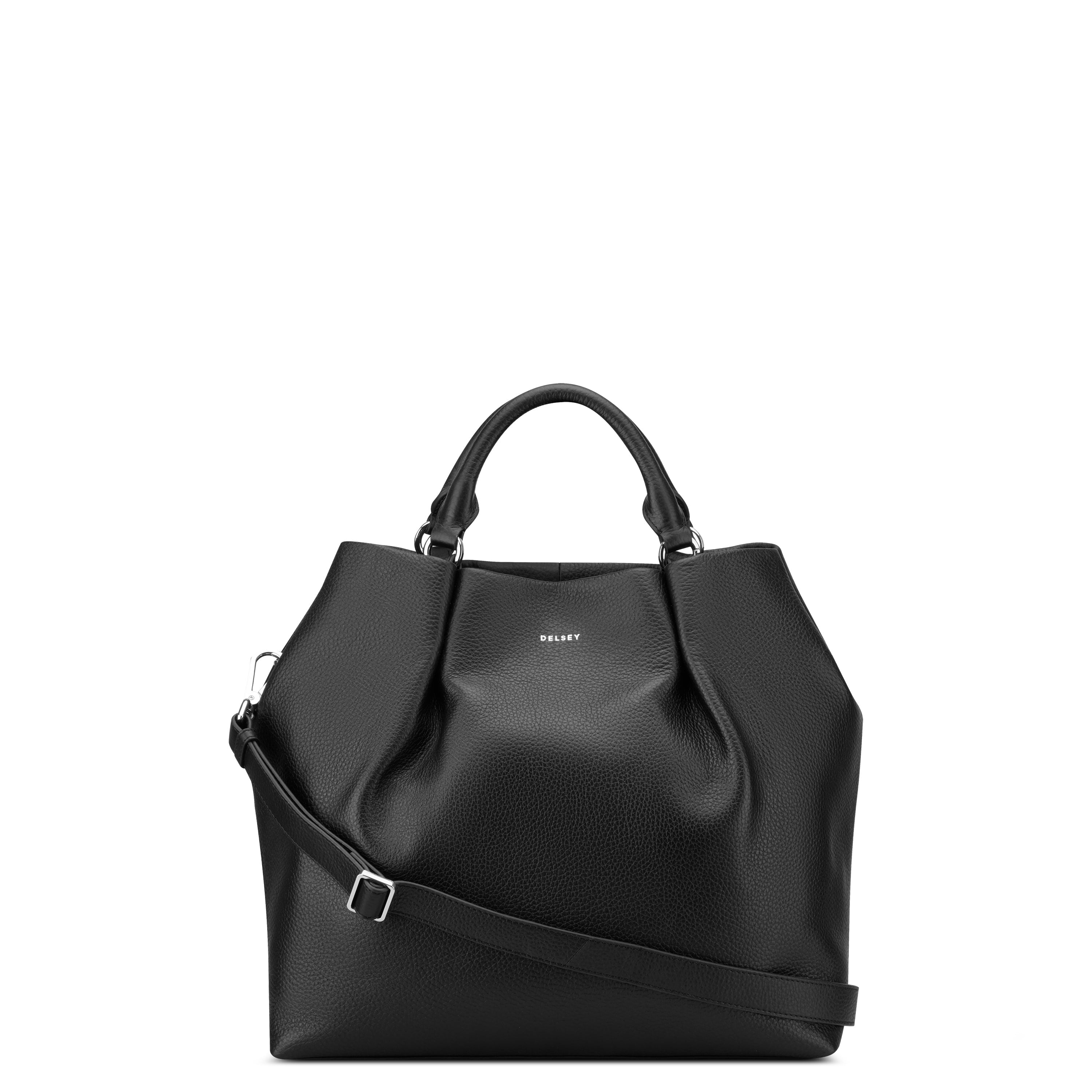 LE CUIR GRAINE| Hand Bag BLACK