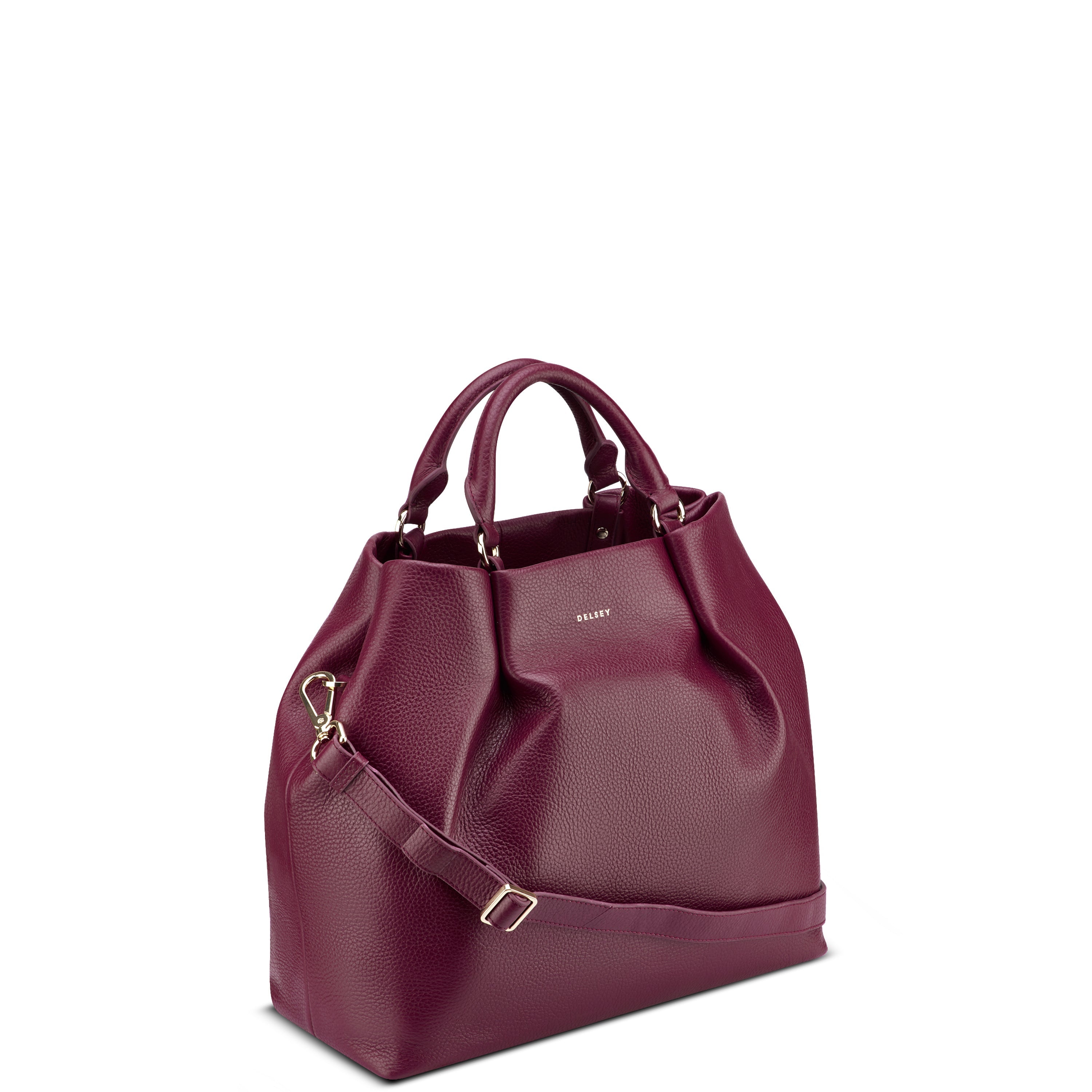 LE CUIR GRAINE| Hand Bag BURGUNDY