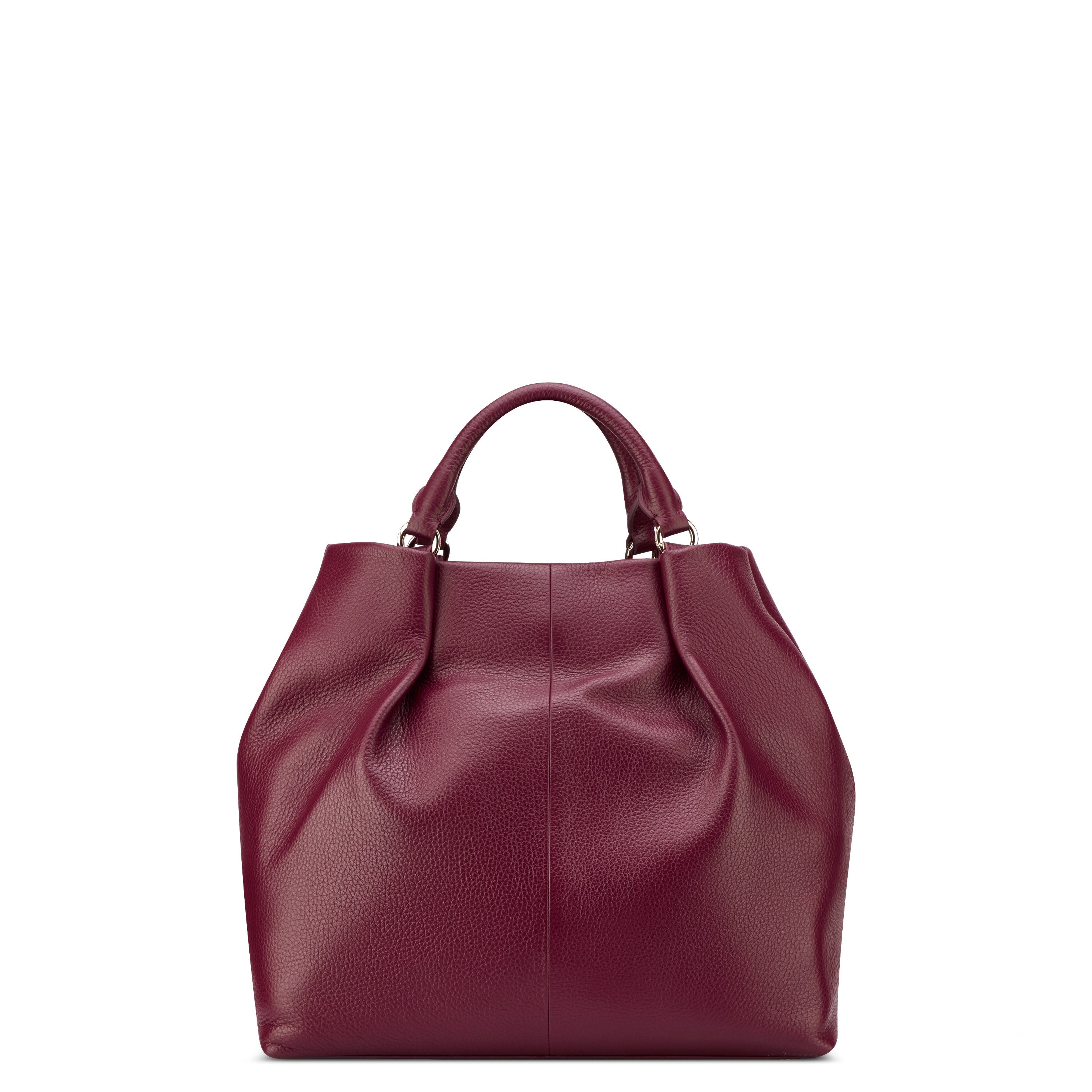 LE CUIR GRAINE| Hand Bag BURGUNDY