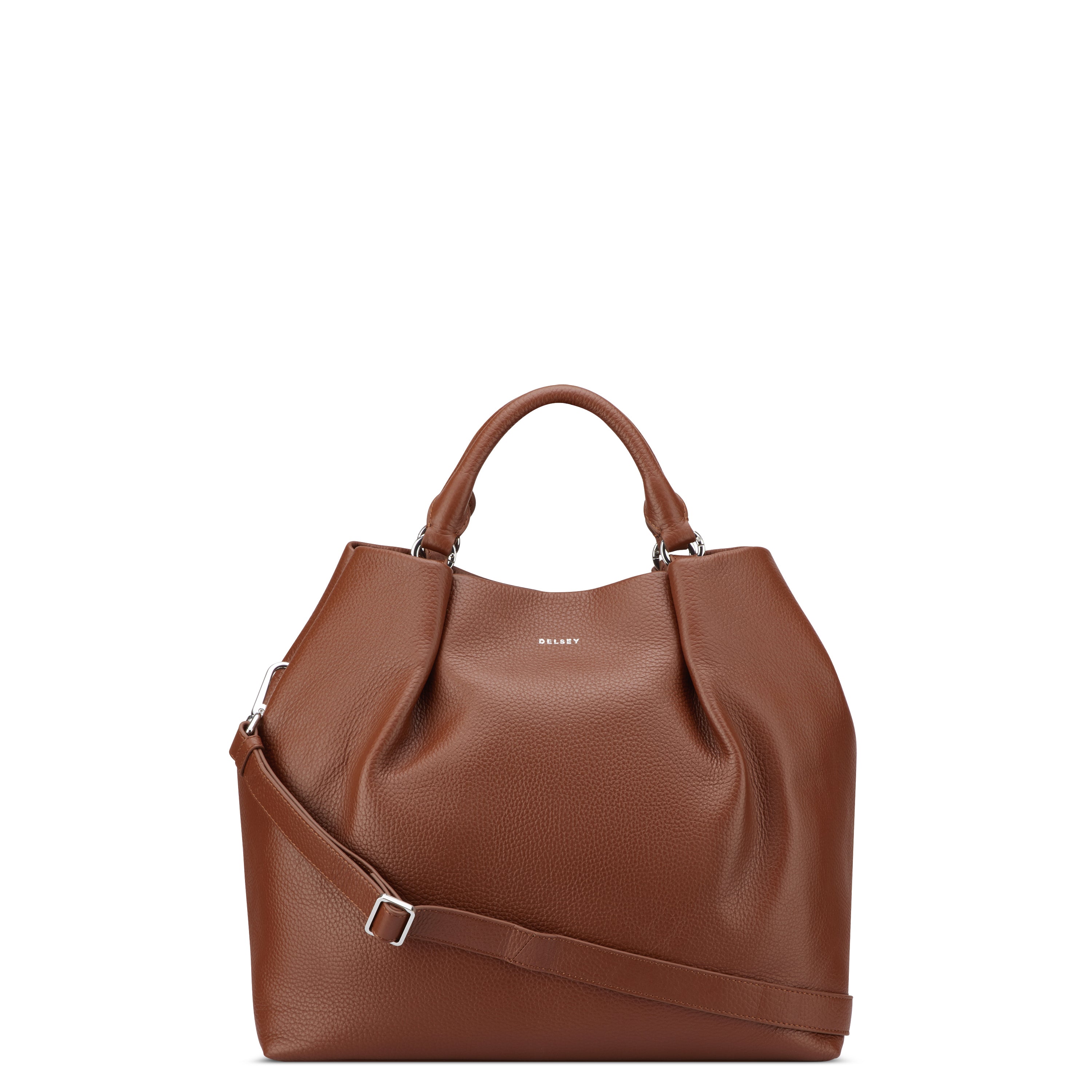 LE CUIR GRAINE| Hand Bag COGNAC