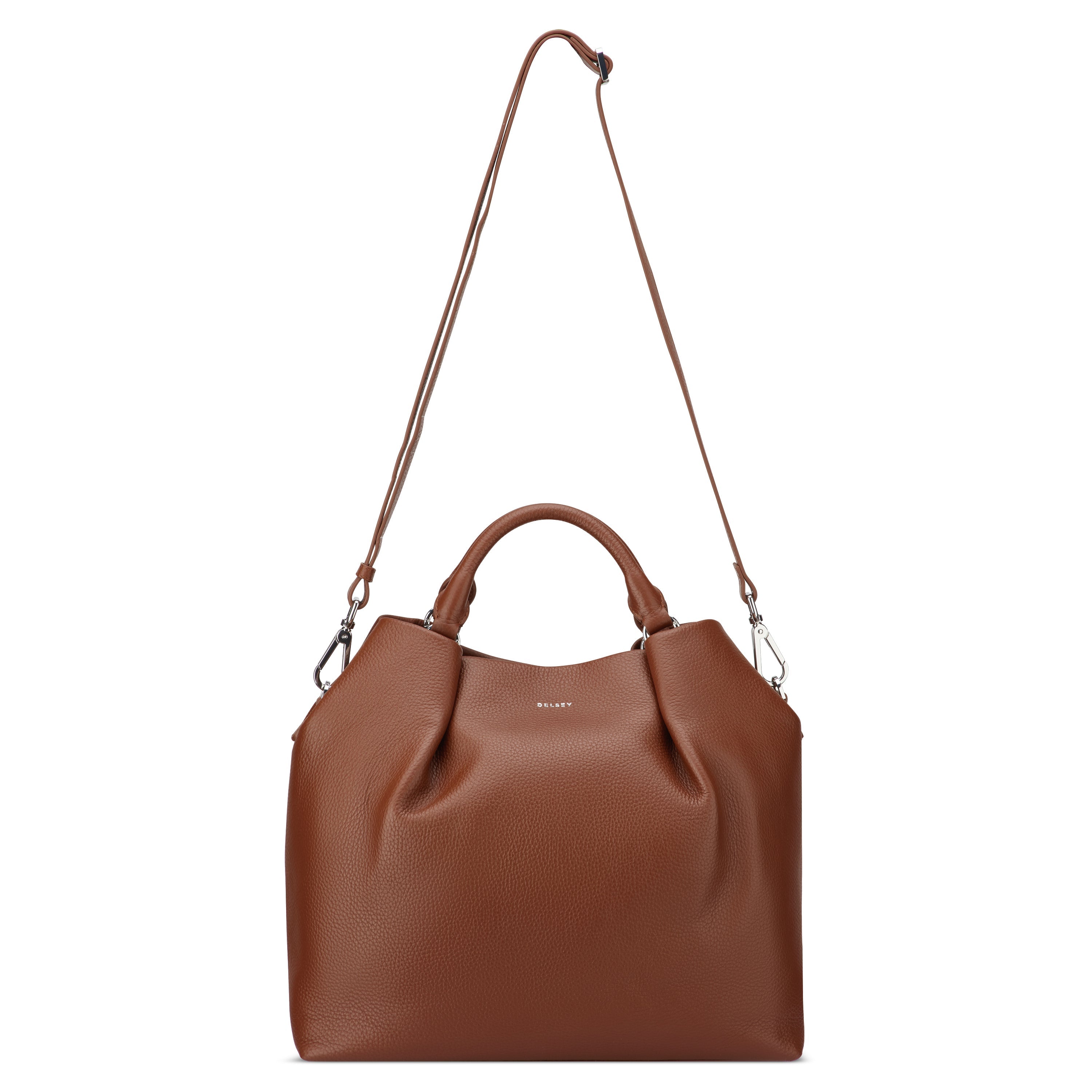 LE CUIR GRAINE| Hand Bag COGNAC