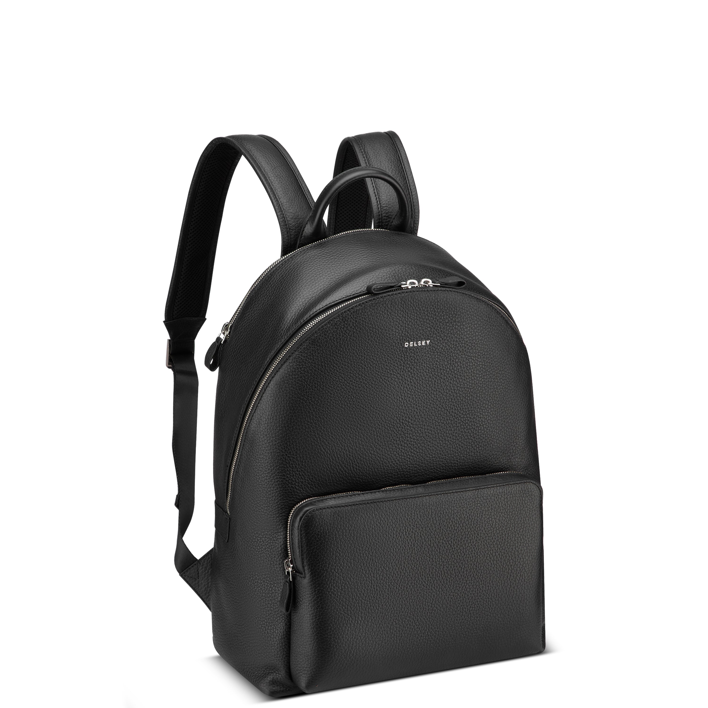 LE CUIR GRAINE| 2-Compartments Backpack 23.52L BLACK