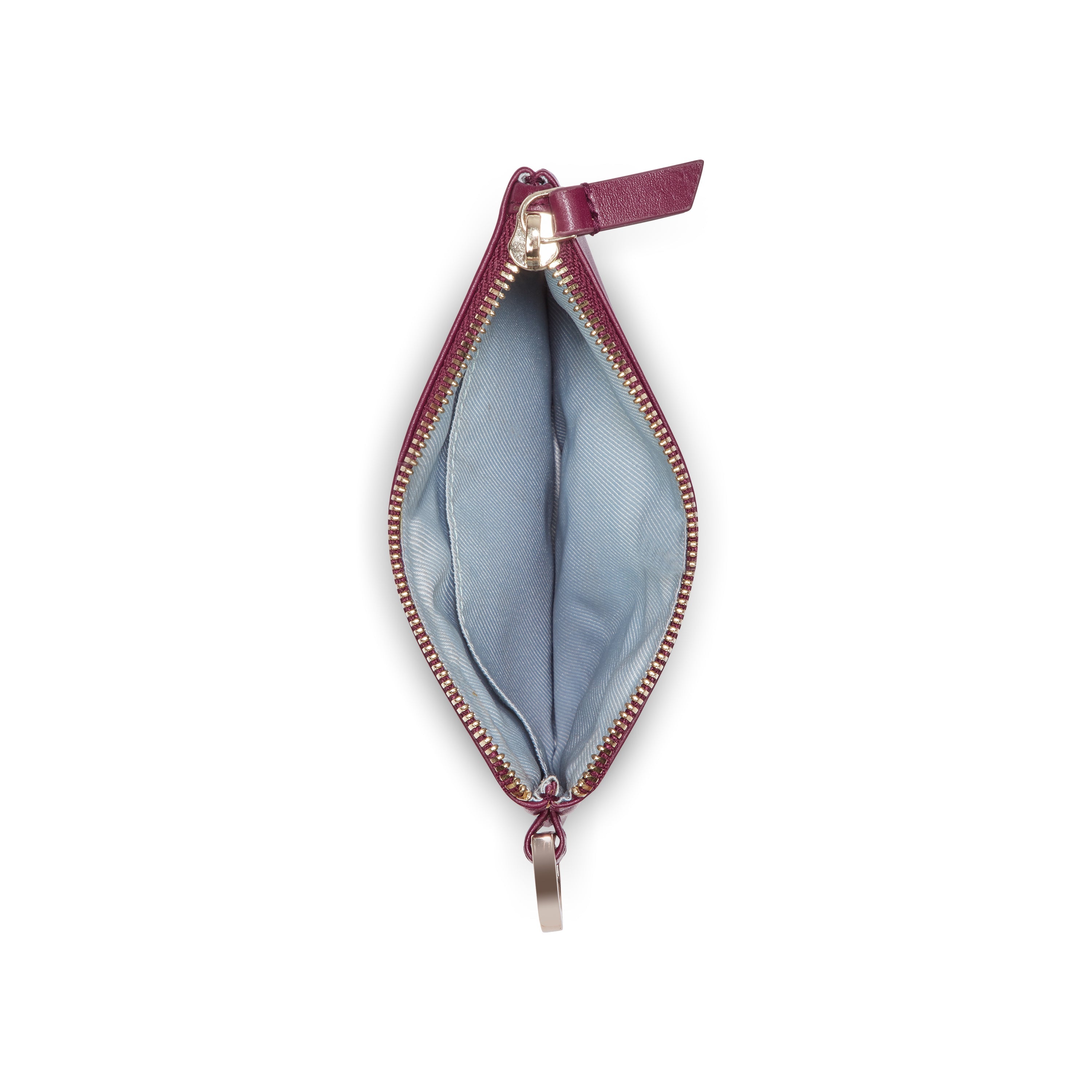 LE CUIR LISSE| Pochette BORDEAUX