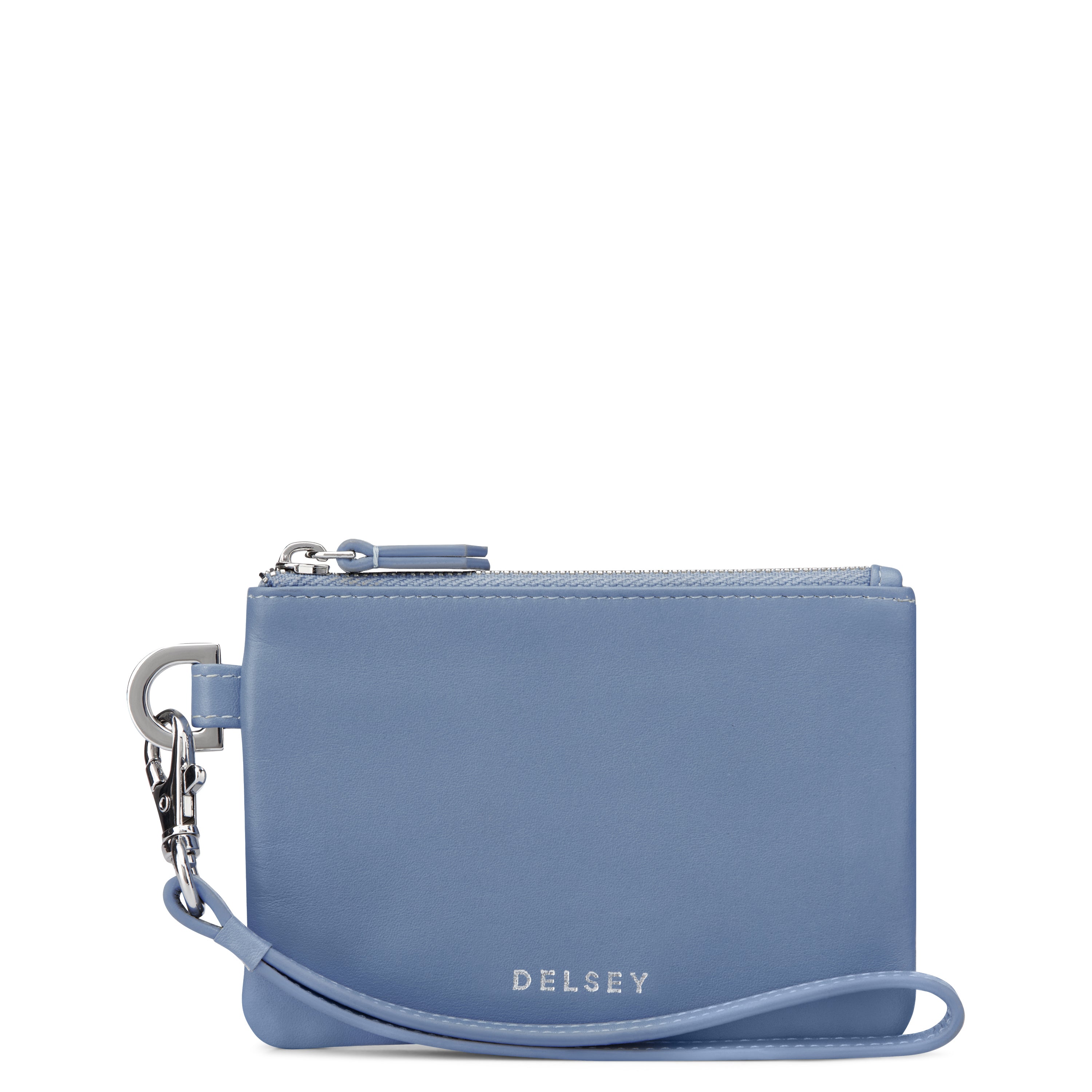 LE CUIR LISSE| Pochette BLEU CIEL