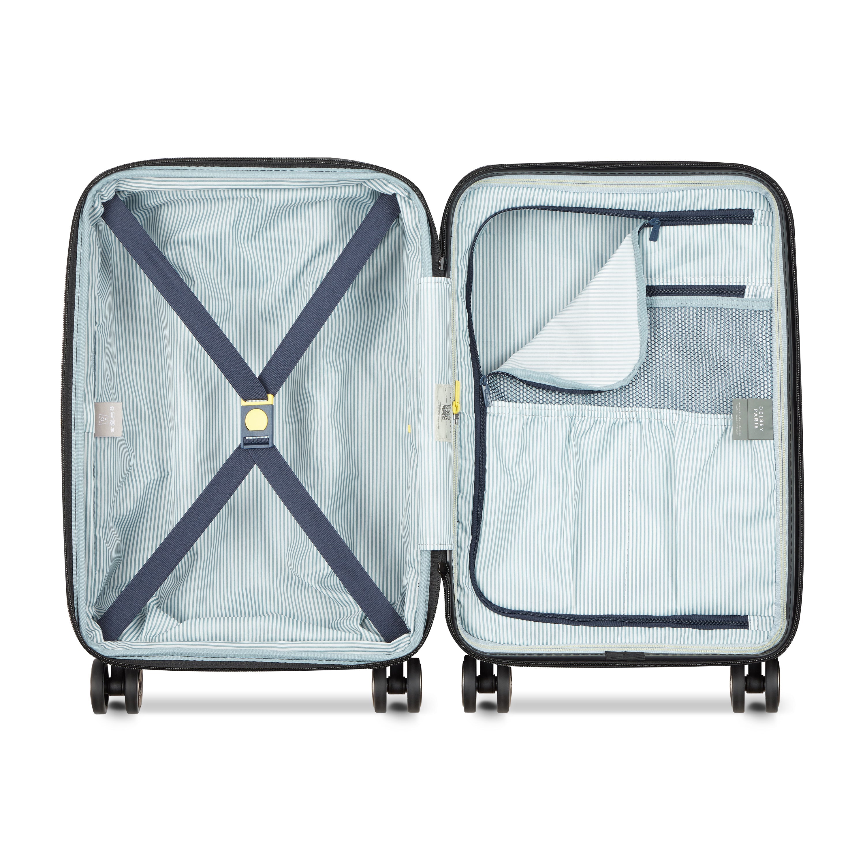 LONGITUDE| Suitcase Cabin Expandable 55 CM BLUE