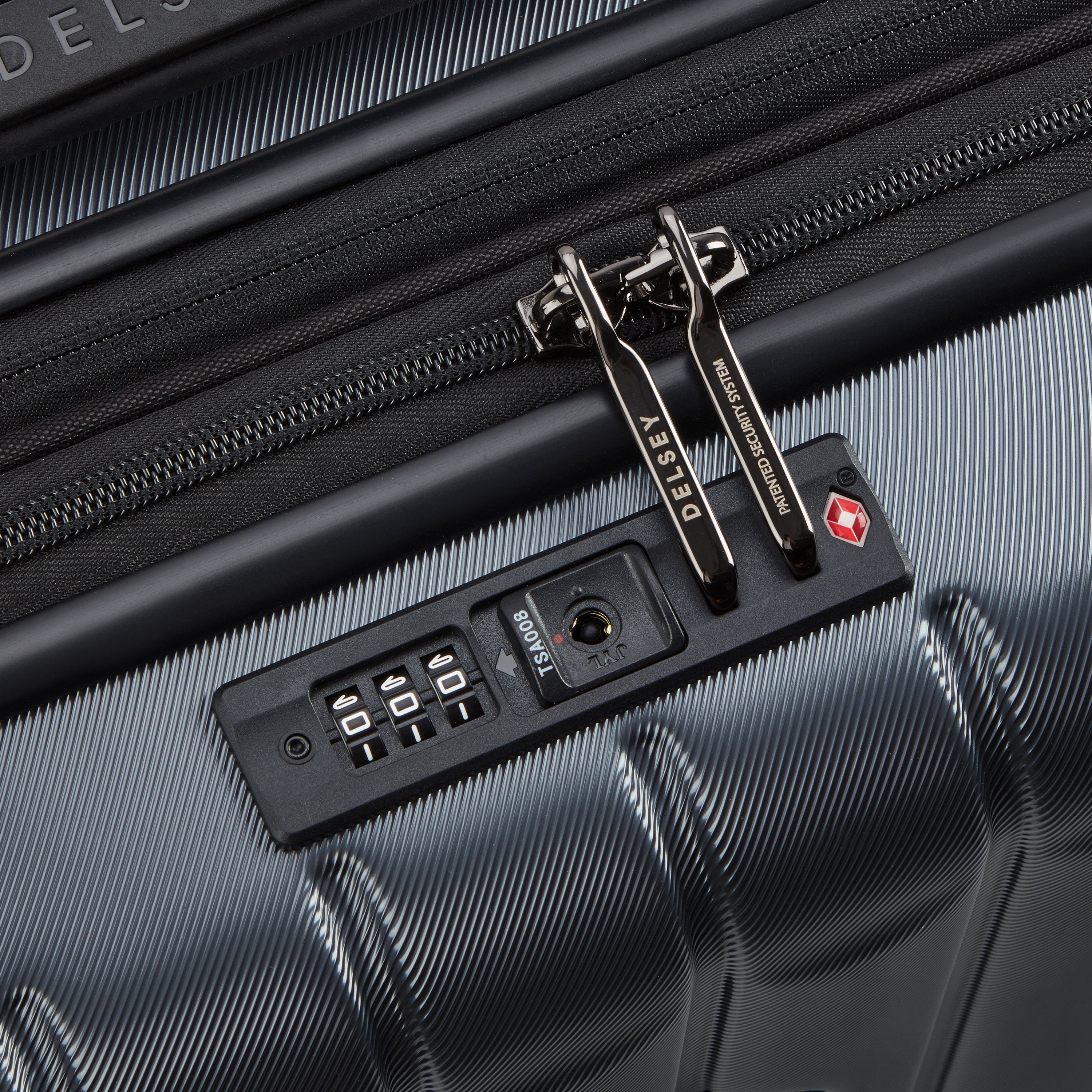 LONGITUDE| Valise Cabine Slim Extensible 55 CM ANTHRACITE
