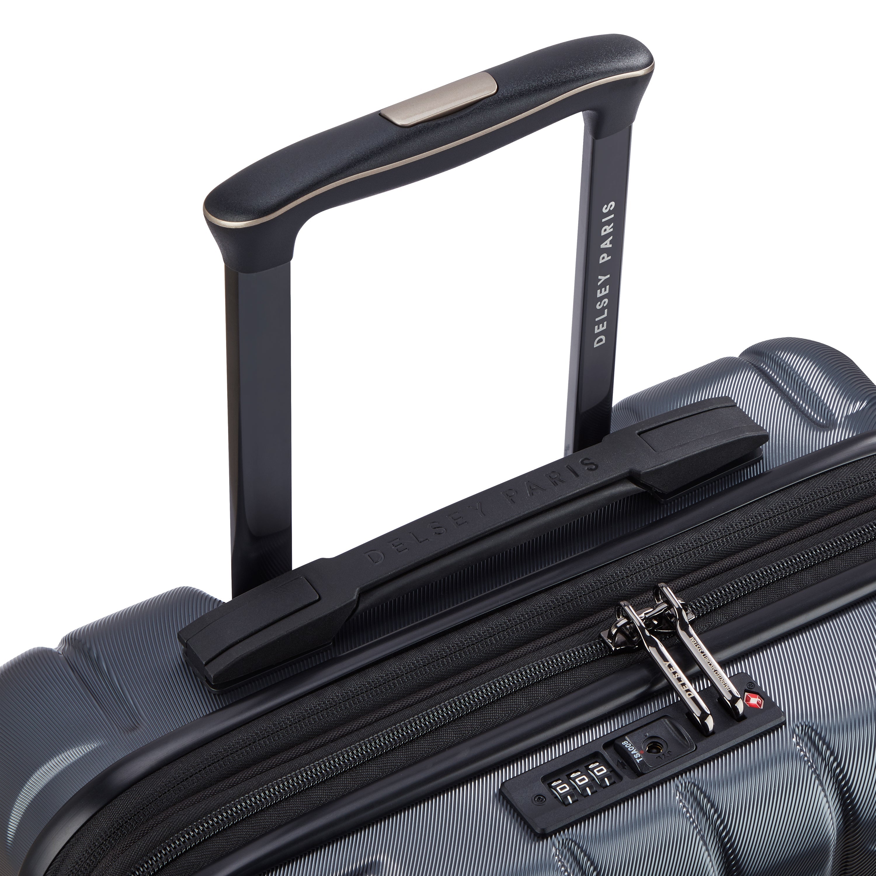 LONGITUDE| Valise Cabine Slim Extensible 55 CM ANTHRACITE