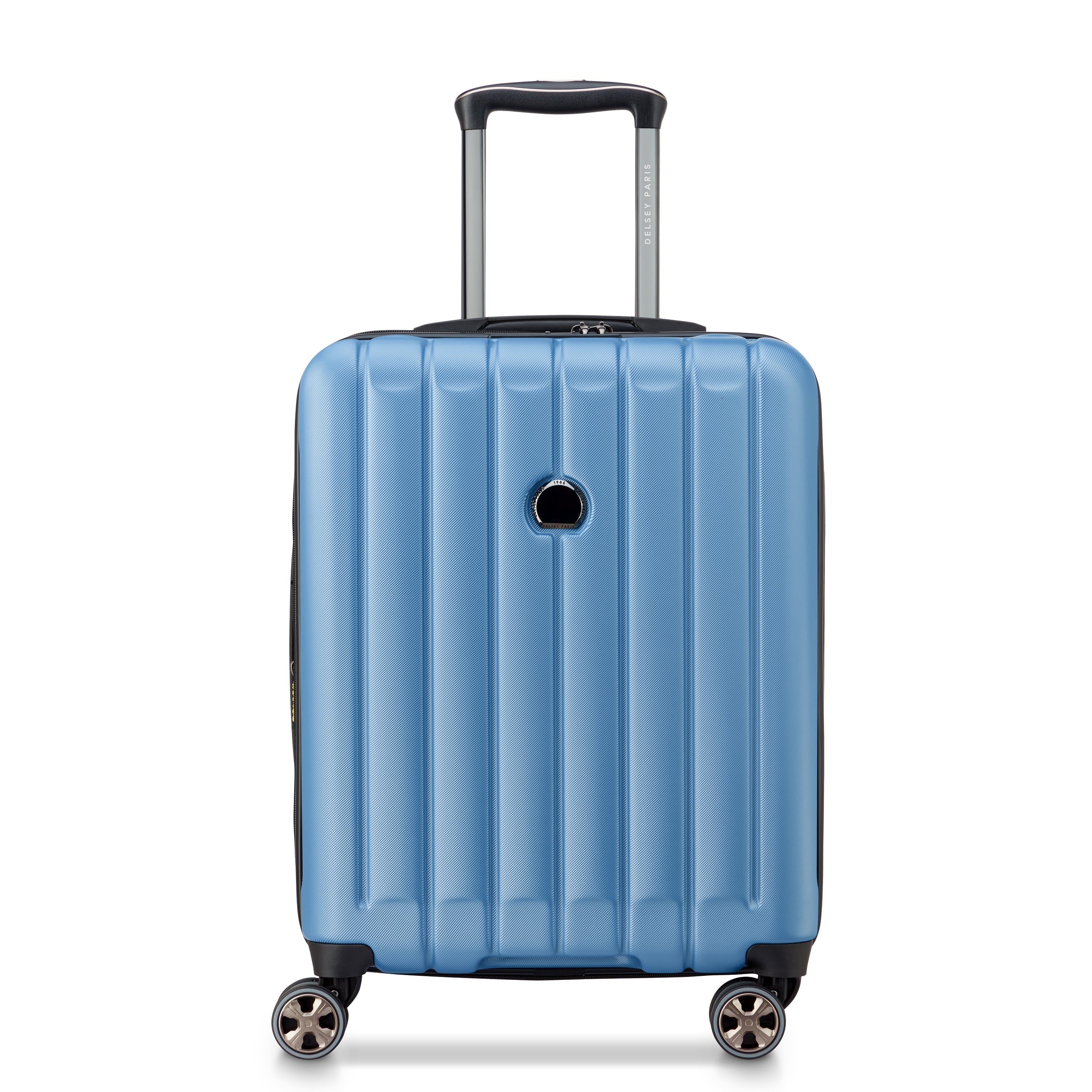LONGITUDE| Valise Cabine Slim Extensible 55 CM BLEU