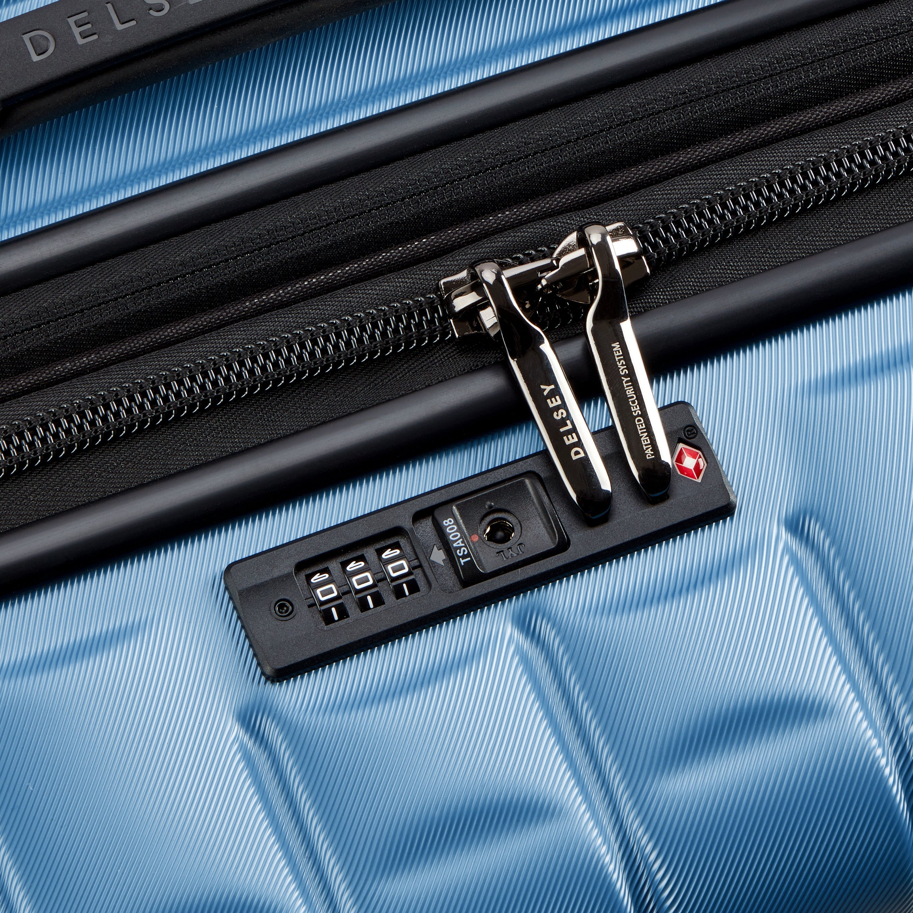 LONGITUDE| Suitcase Check-In Expandable 69 CM BLUE