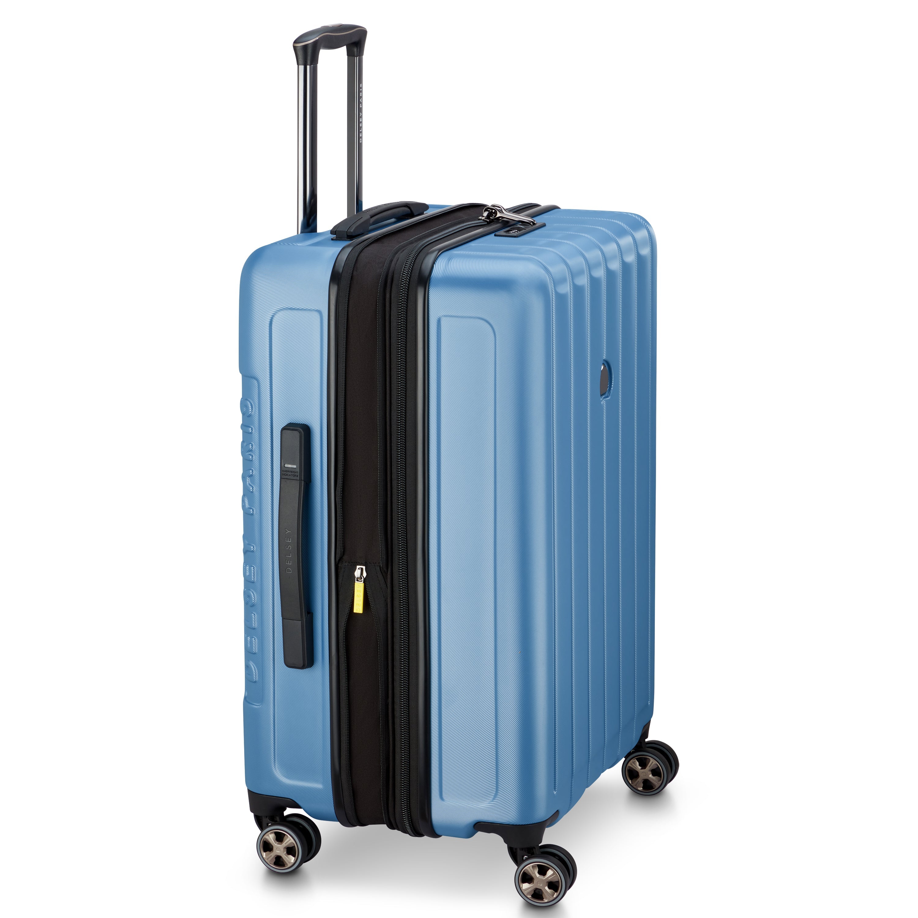 LONGITUDE| Suitcase Check-In Expandable 69 CM BLUE