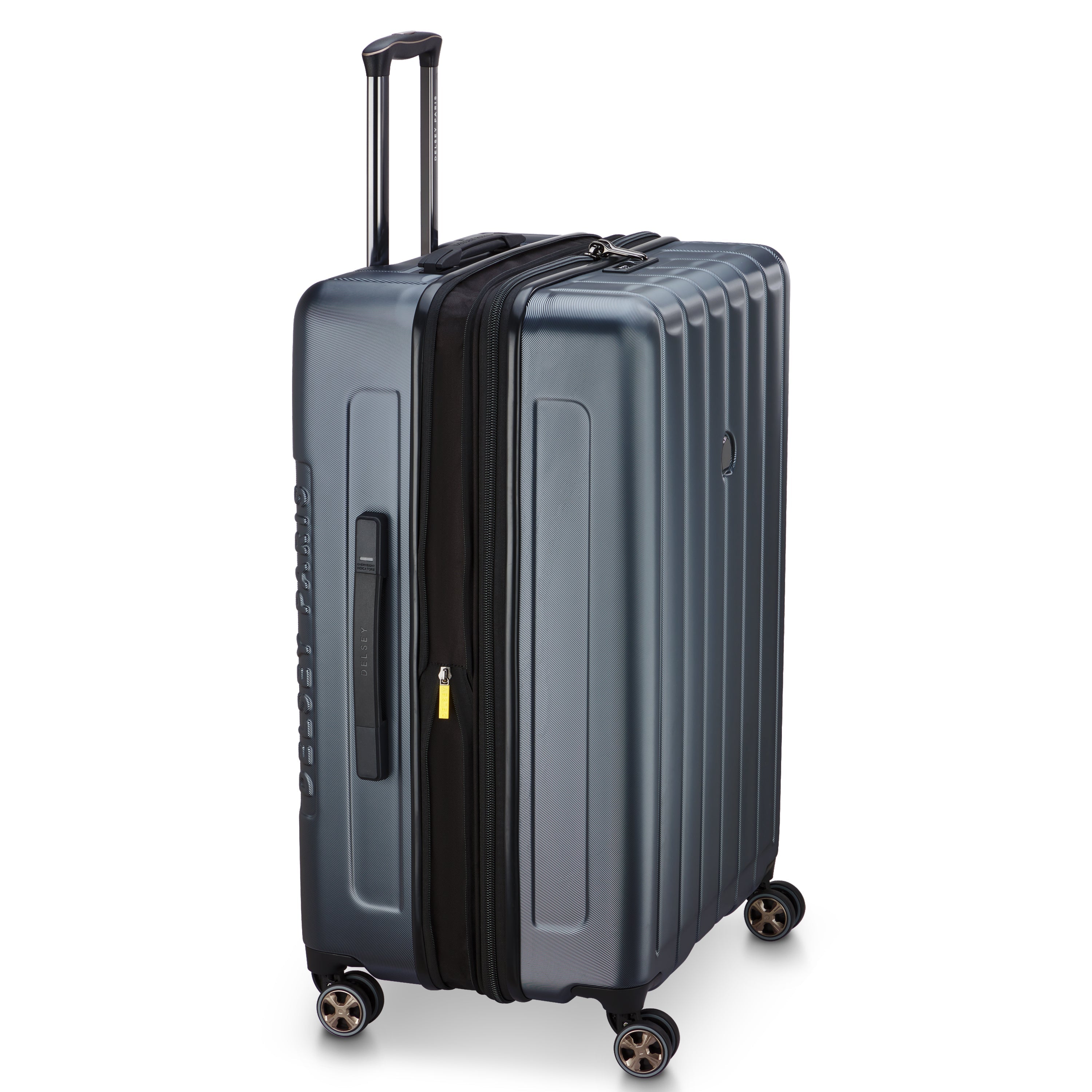 LONGITUDE| Valise Soute Extensible 76 CM ANTHRACITE