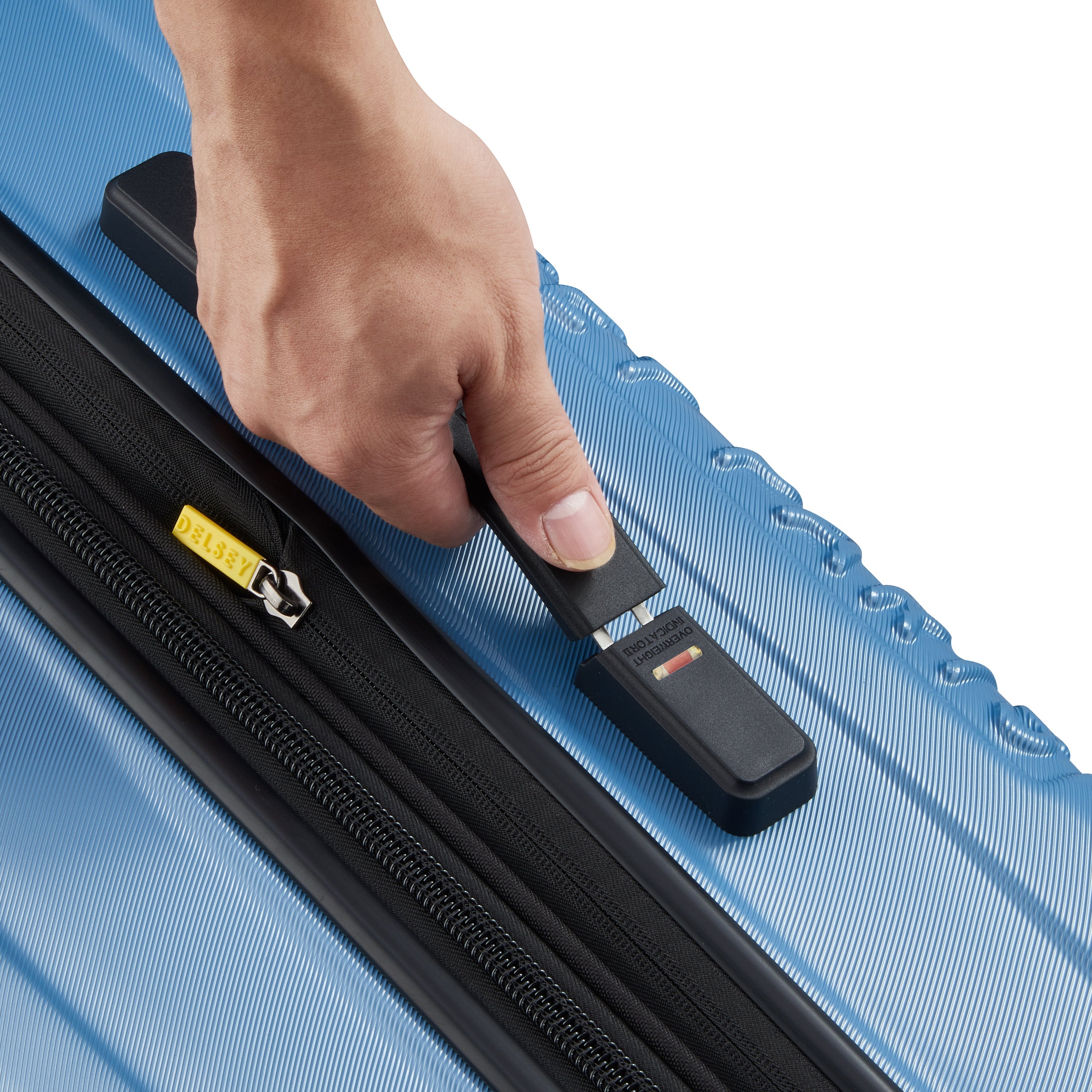LONGITUDE| Suitcase Check-In Expandable 81 CM BLUE