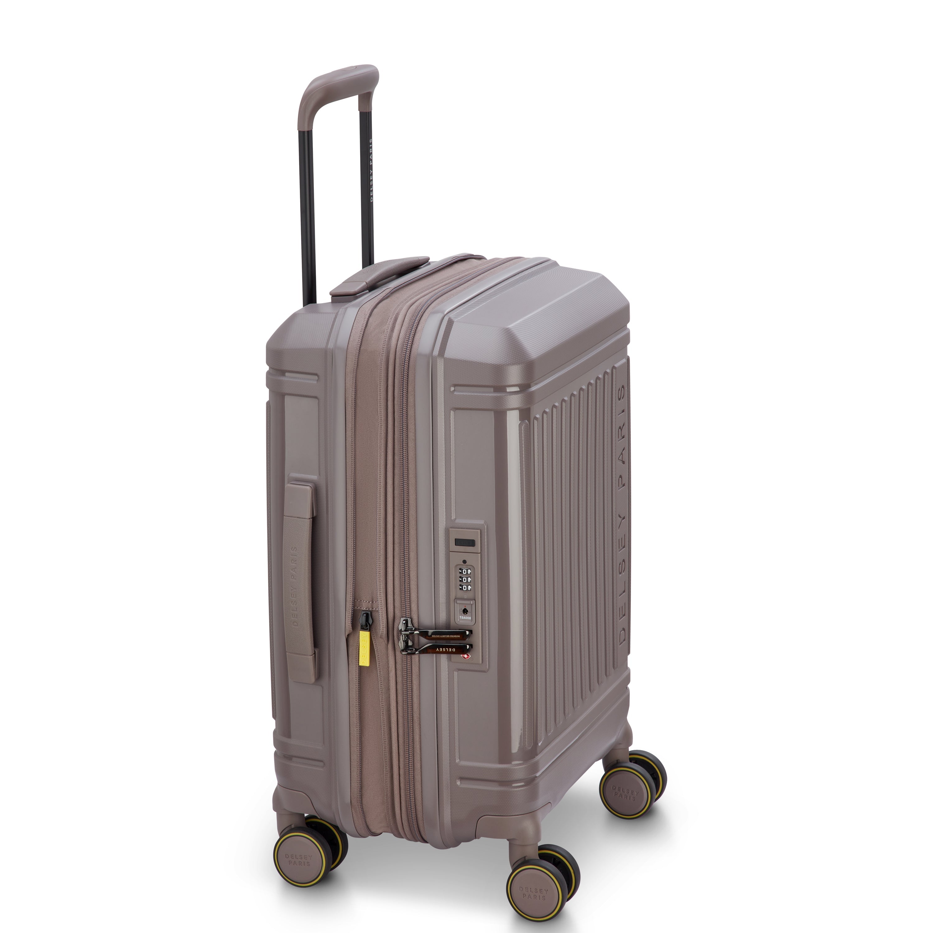 LUTECE| Suitcase Cabin Expandable 55 CM BROWN