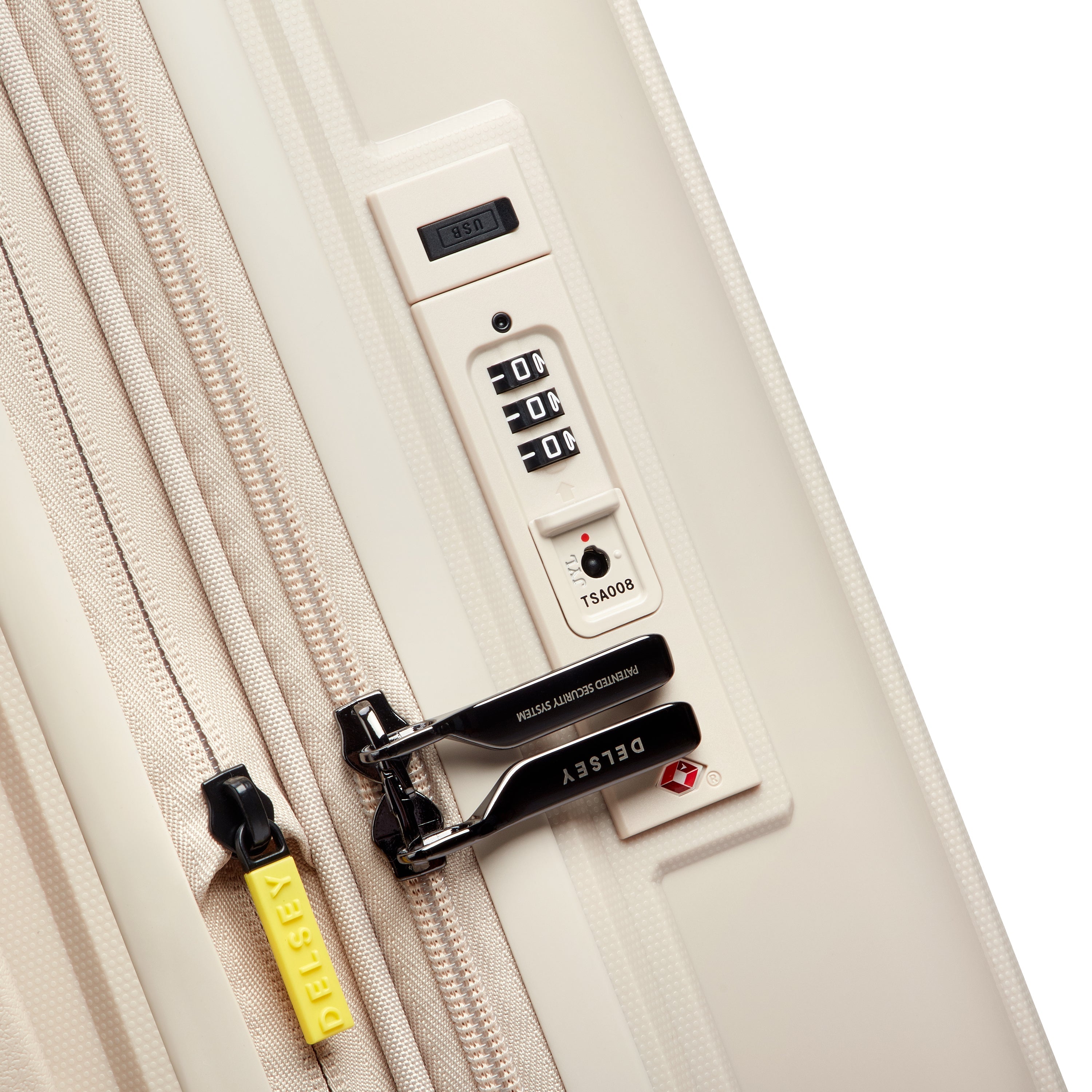 LUTECE| Valise Cabine Extensible 55 CM BEIGE