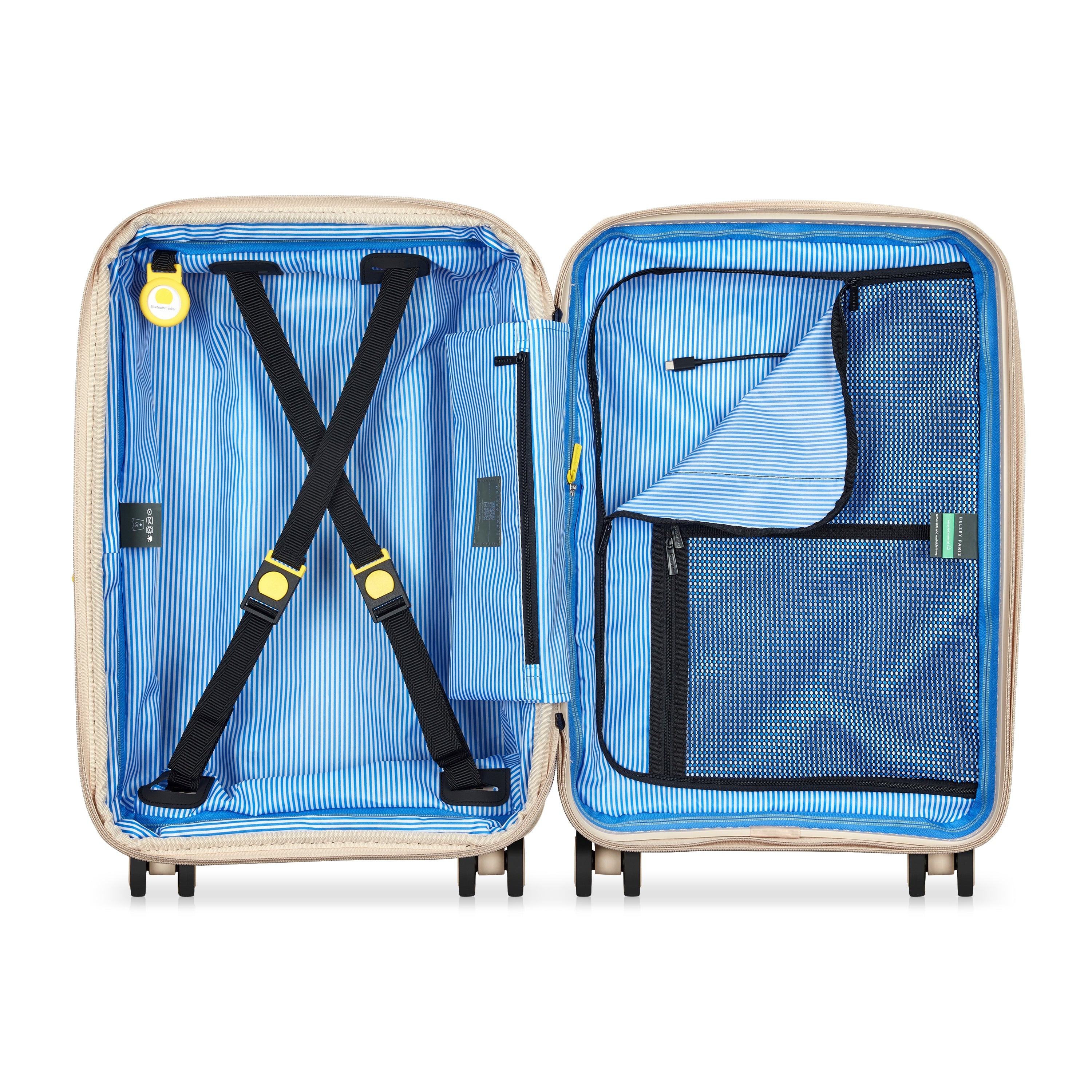 LUTECE| Valise Cabine Extensible 55 CM BEIGE