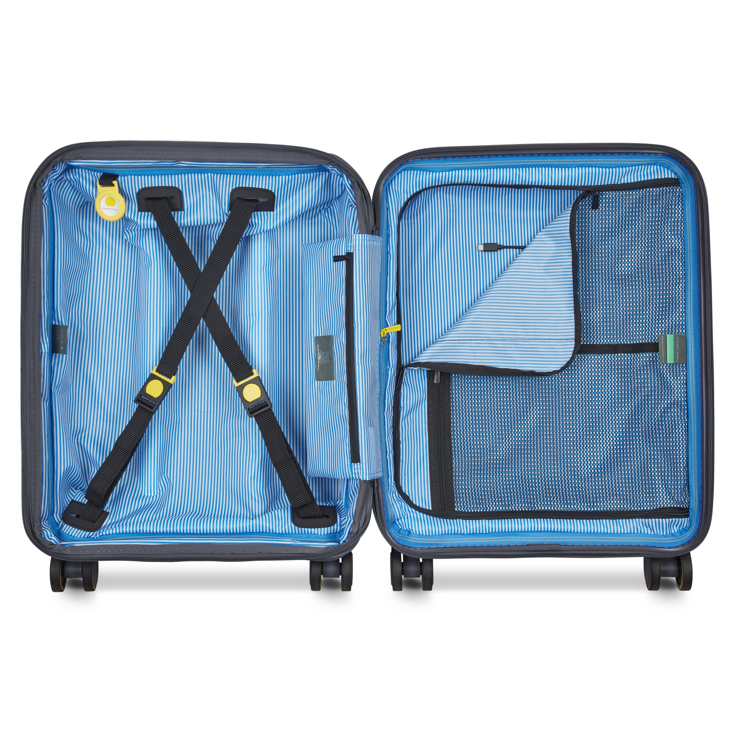 LUTECE| Suitcase Cabin slim Expandable 55 CM GRAPHITE