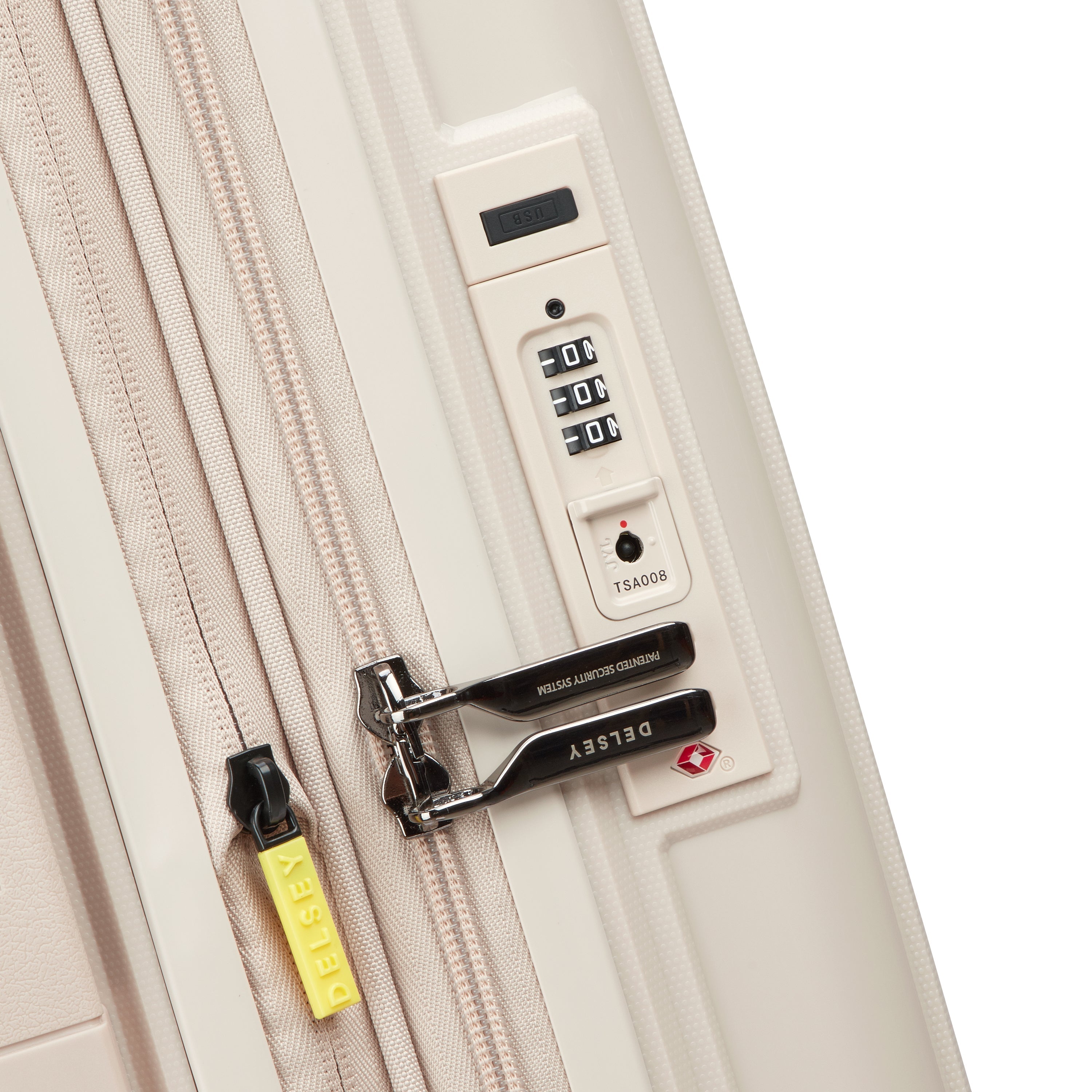 LUTECE| Valise Cabine Slim Extensible 55 CM BEIGE