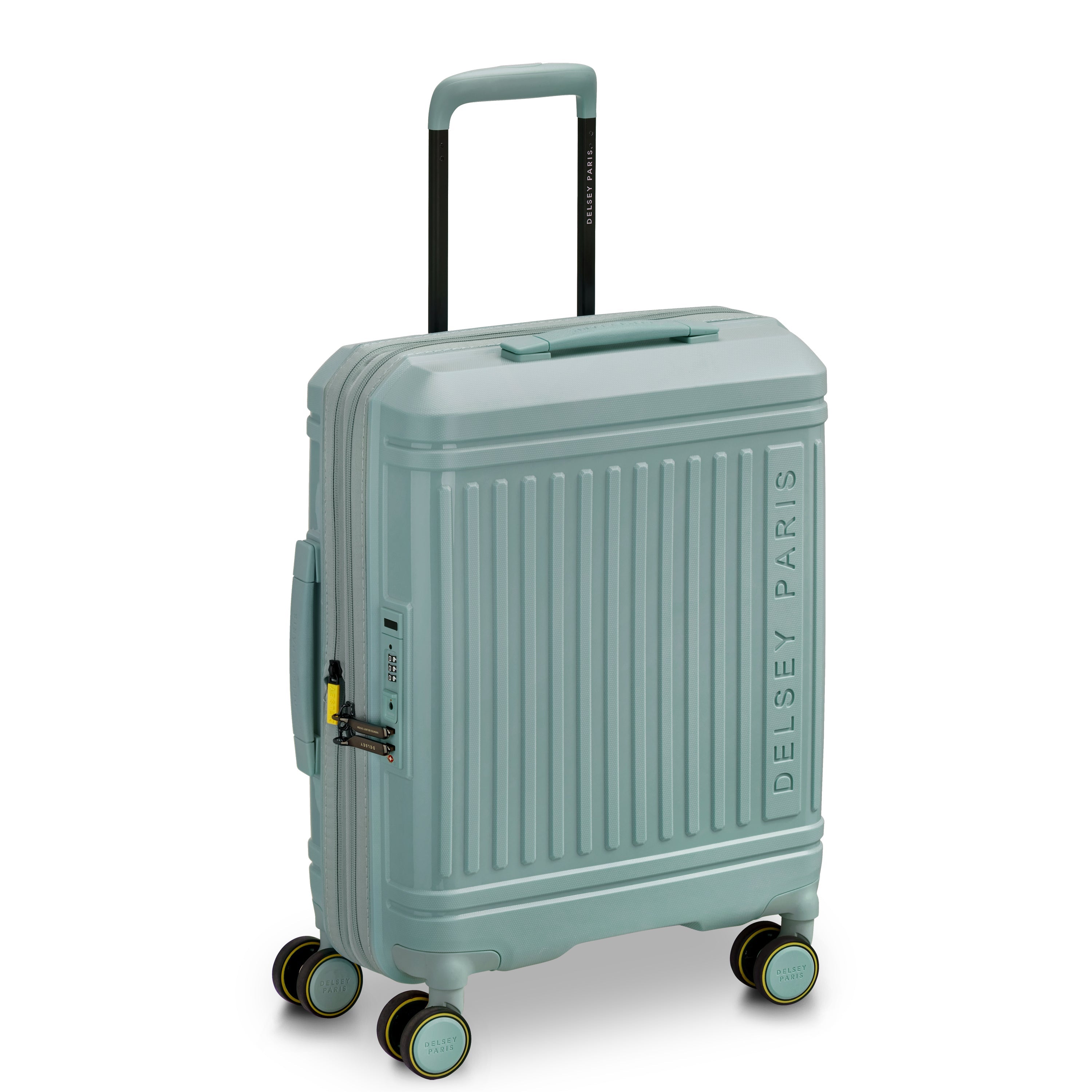 LUTECE| Valise Cabine Slim Extensible 55 CM VERT SAUGE