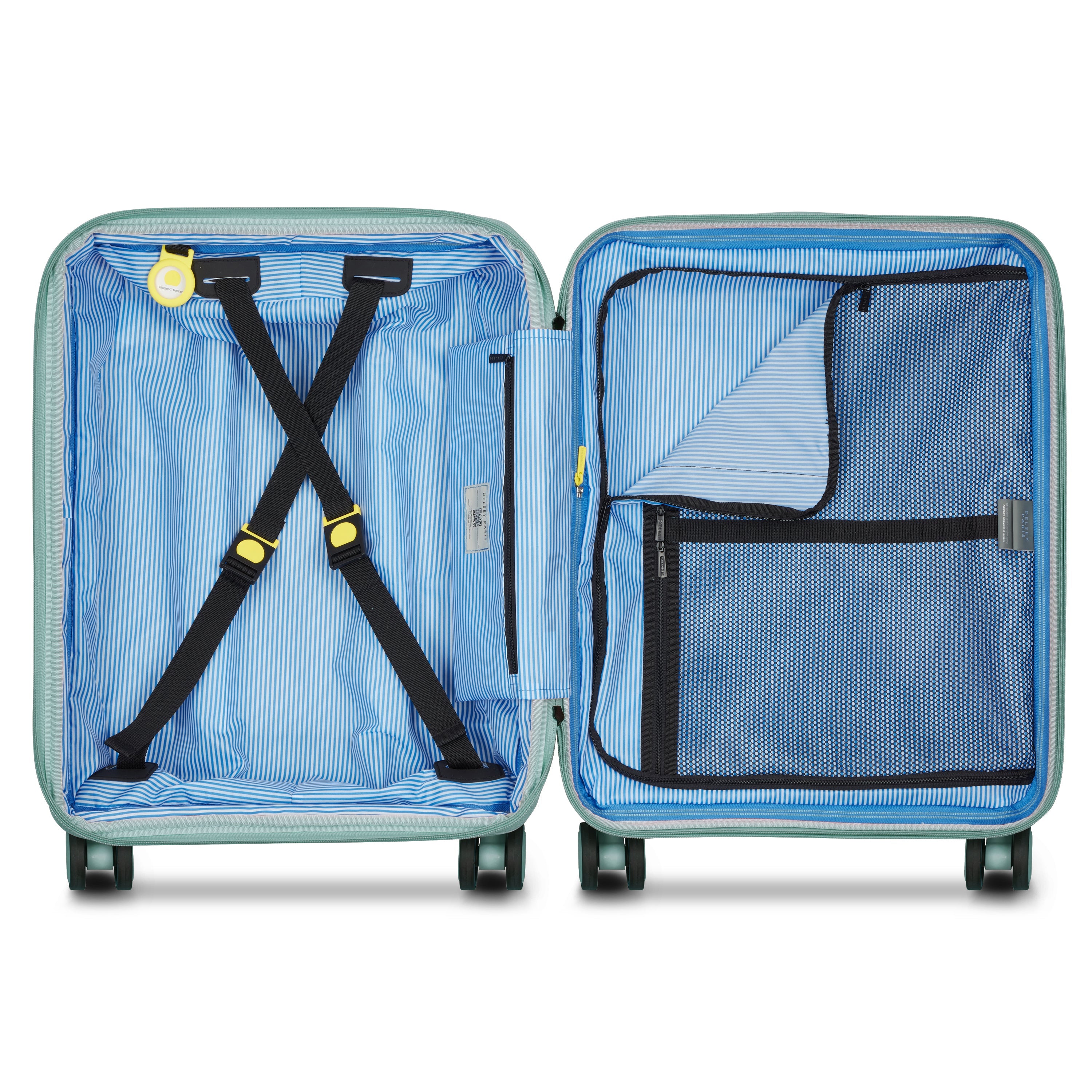 LUTECE| Valise Cabine Slim Extensible 55 CM VERT SAUGE