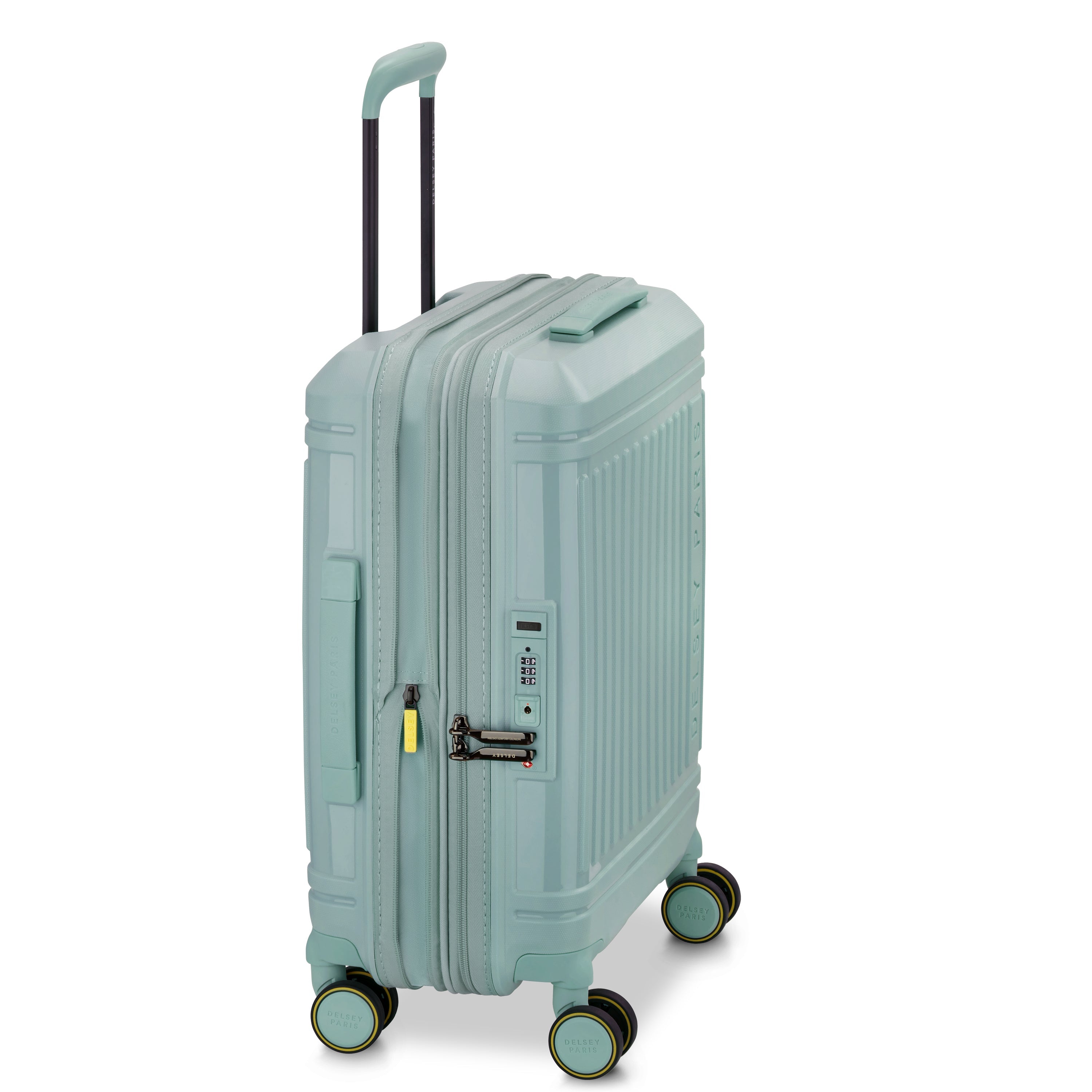 LUTECE| Valise Cabine Slim Extensible 55 CM VERT SAUGE