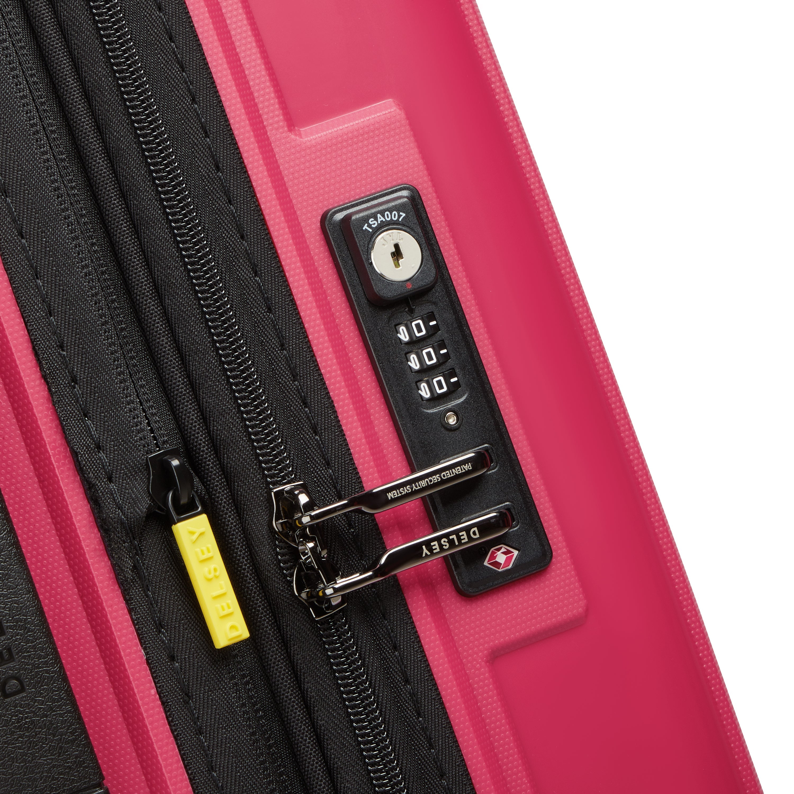 LUTECE SE| Koffer Kabine Erweiterbar 55 CM MAGENTA